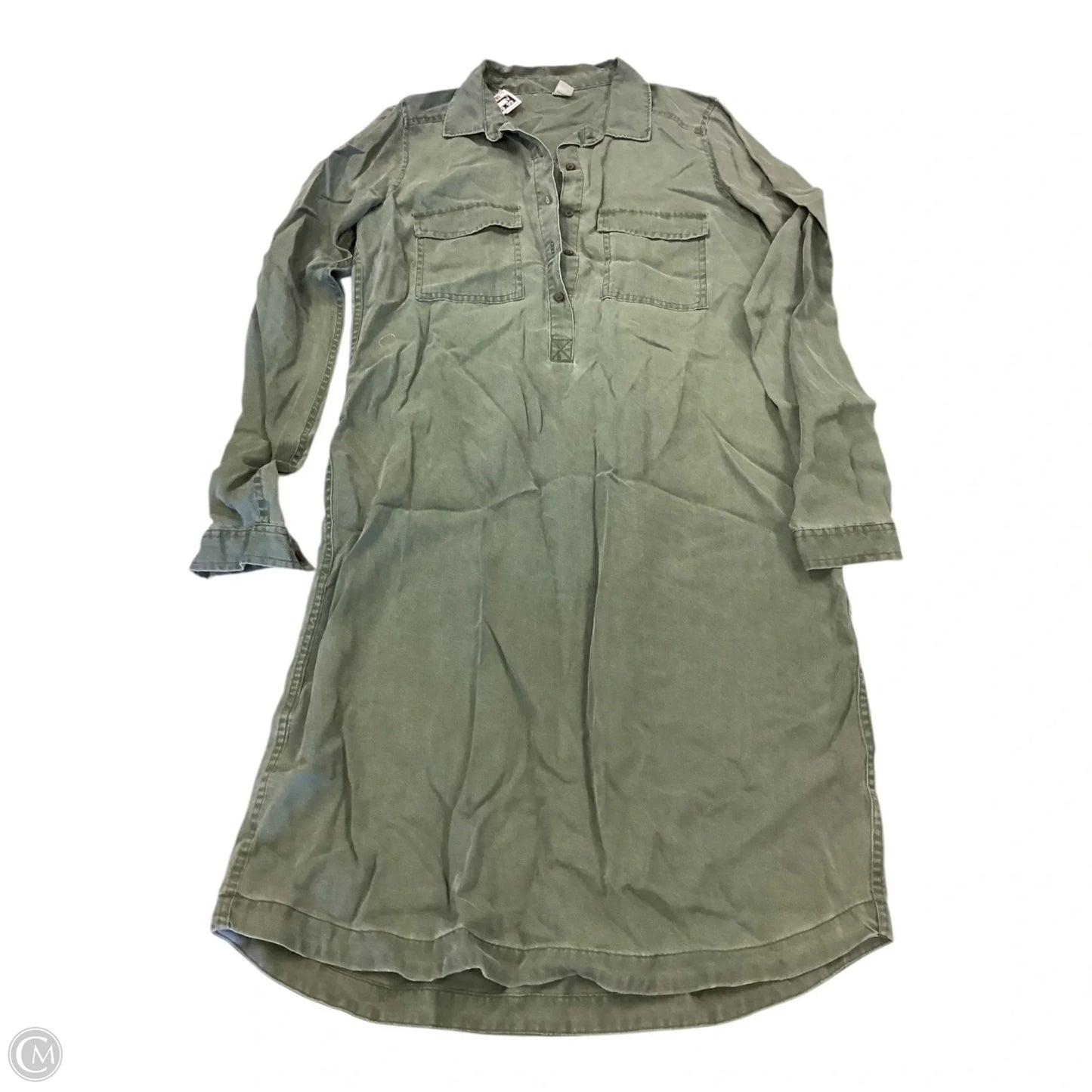 Dress Casual Midi By Old Navy In Green, Size: M