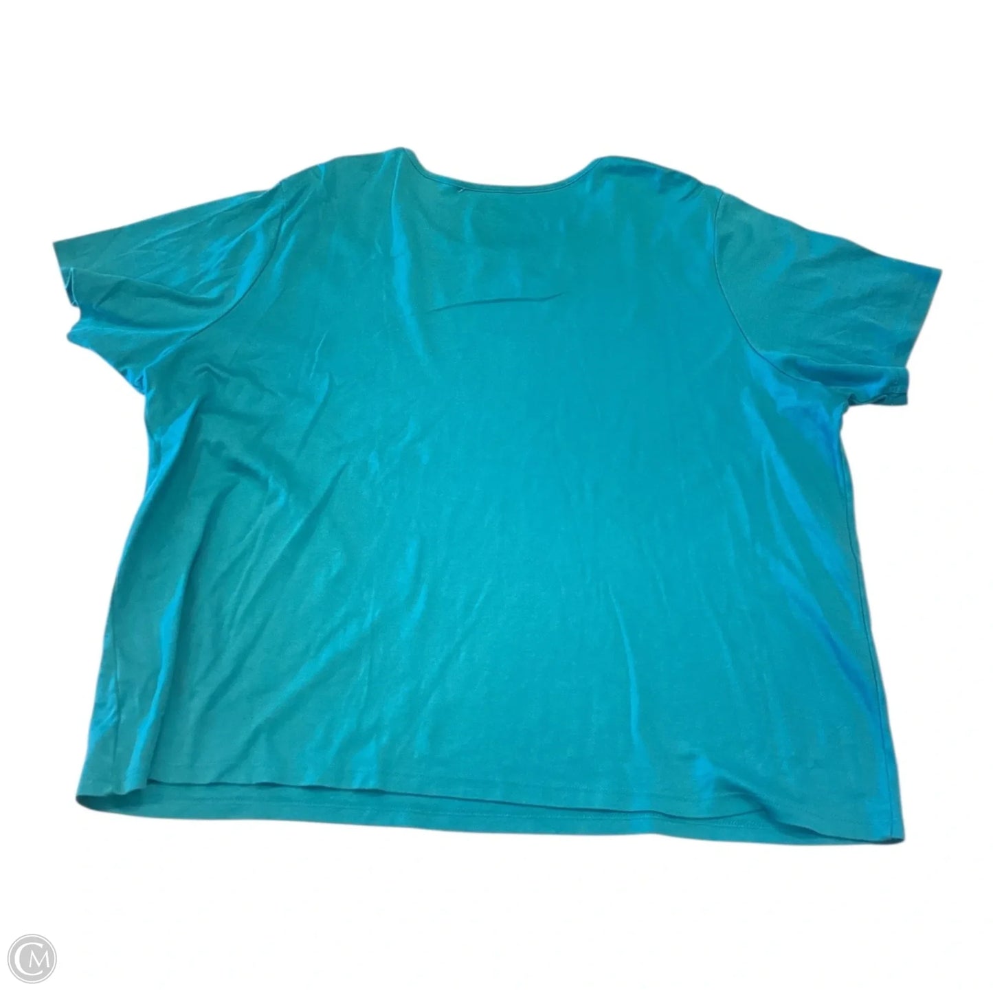 Top Long Sleeve By L.l. Bean In Teal, Size: 3x