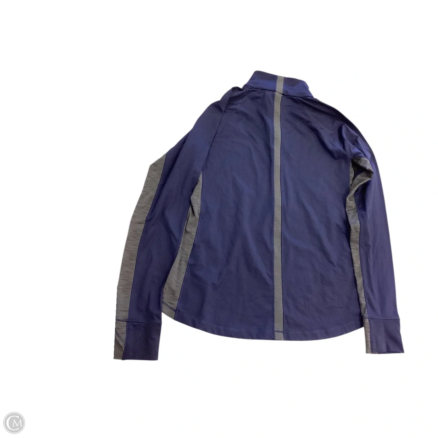 Athletic Jacket By Under Armour In Navy, Size: L