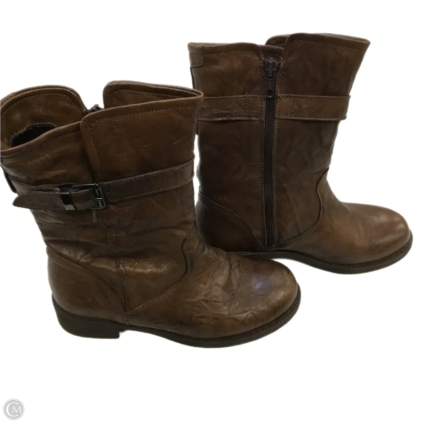 Boots Mid-calf Heels By Sundance In Brown, Size: 6