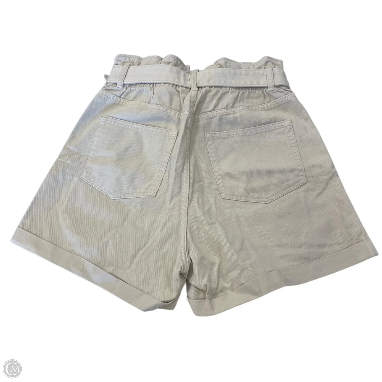 Shorts By H&m In Cream, Size: 8