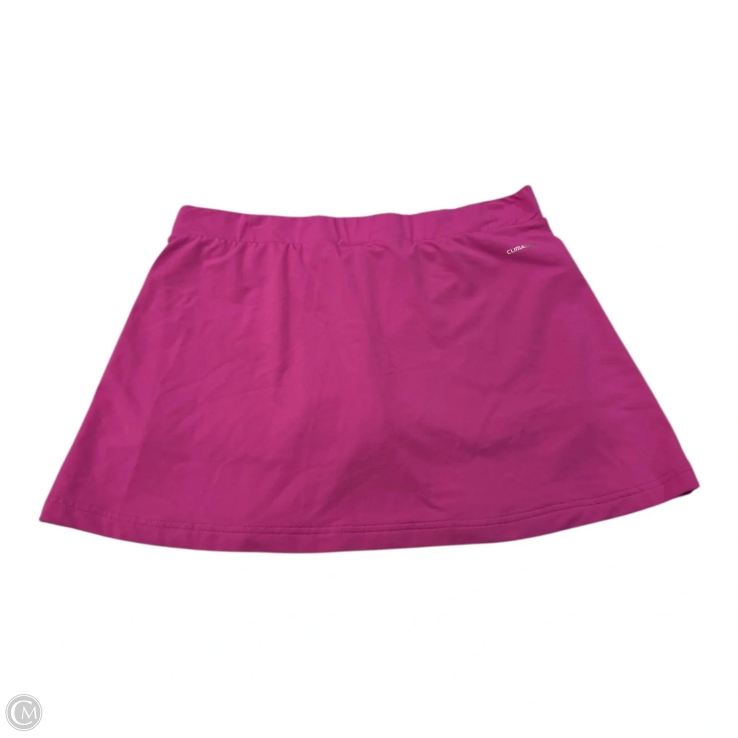 Athletic Skort By Adidas In Pink, Size: M