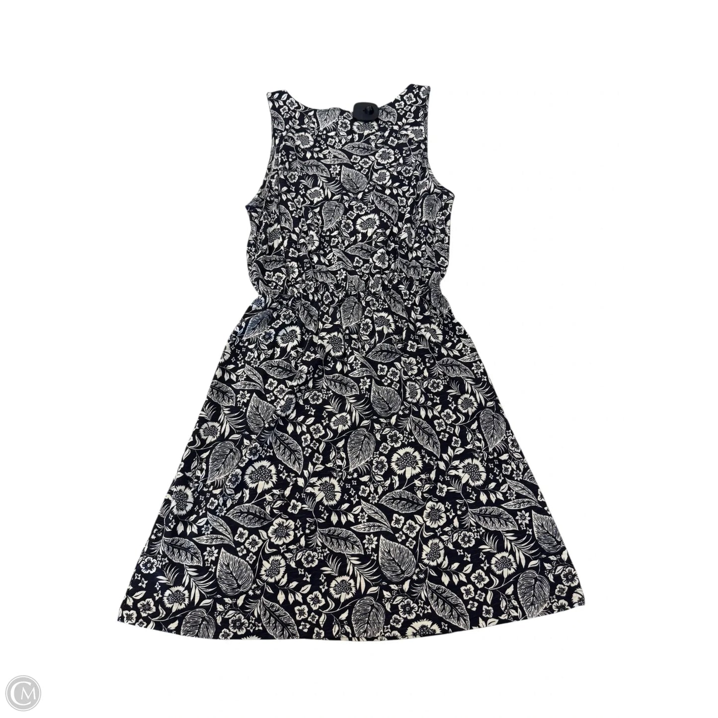 Dress Casual Short By Clothes Mentor In Blue & White, Size: S