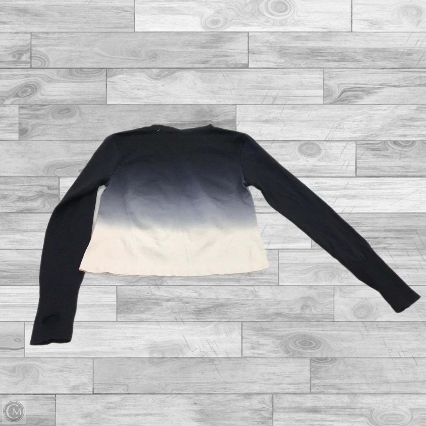 Athletic Top Long Sleeve Crewneck By Clothes Mentor In Ombre Print, Size: L