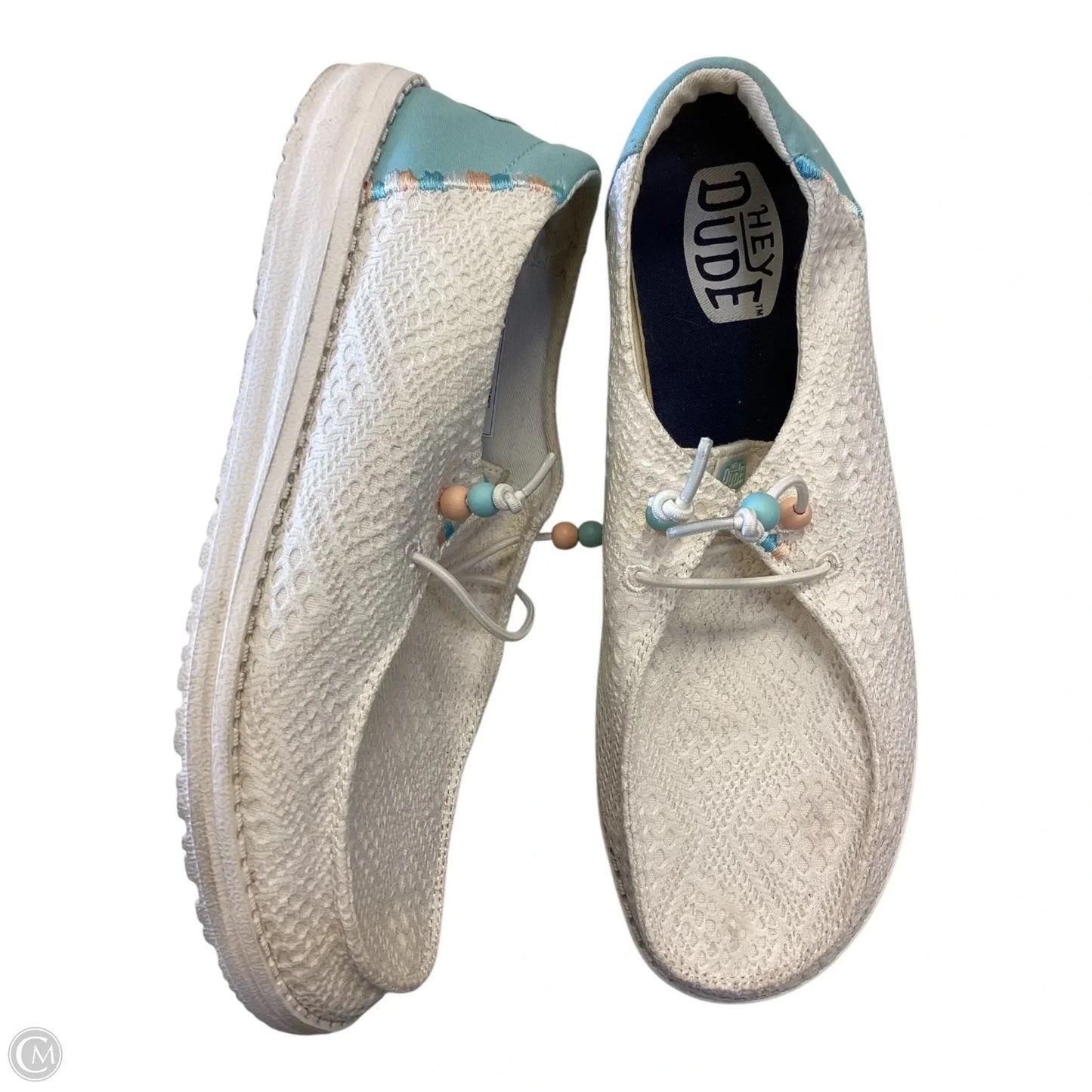 Shoes Sneakers By Hey Dude In White, Size: 12