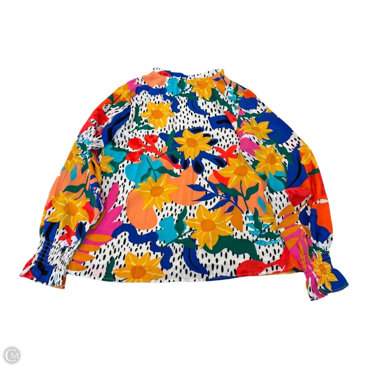 Top Long Sleeve By Clothes Mentor In Floral Print, Size: M