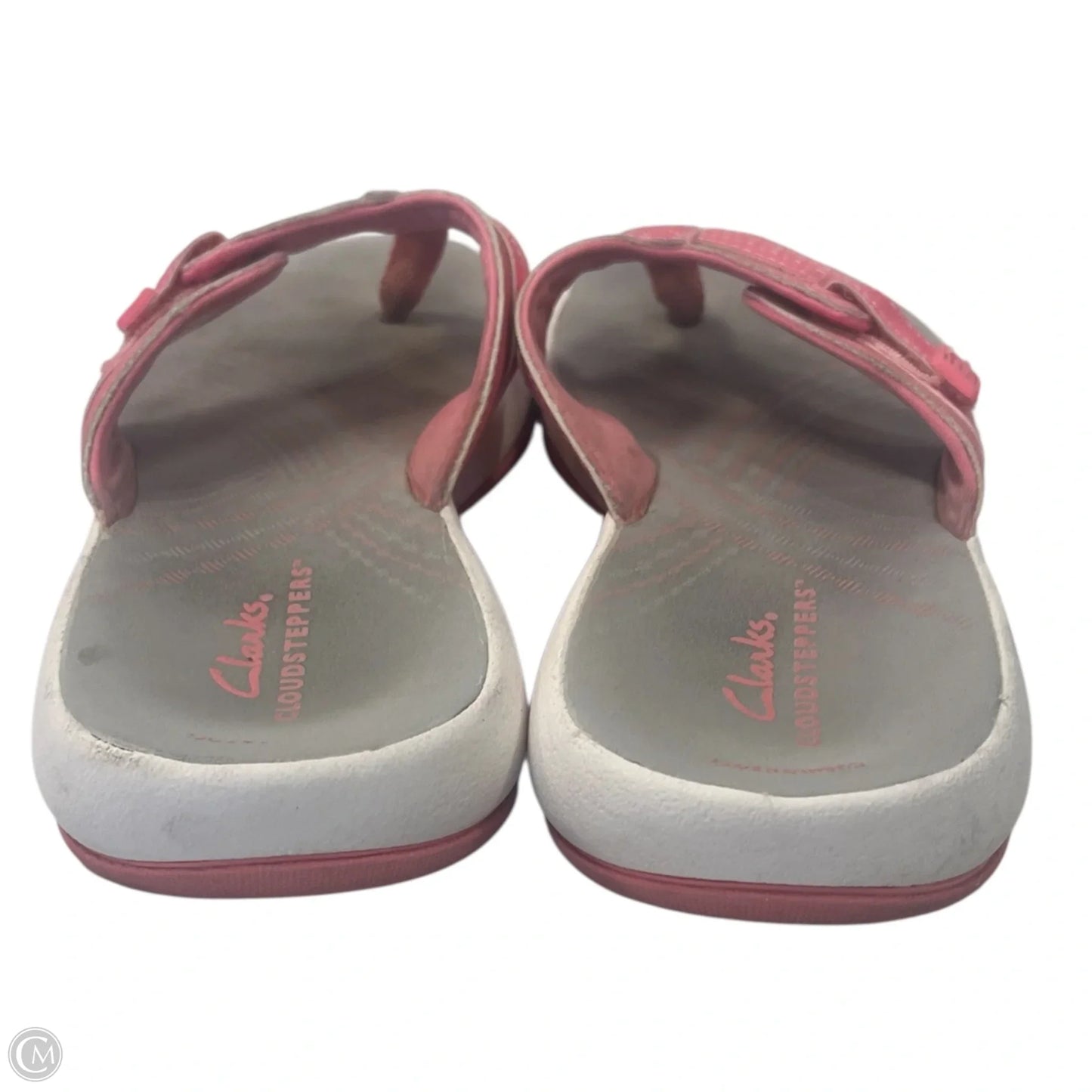 Sandals Flip Flops By Clarks In Pink, Size: 6