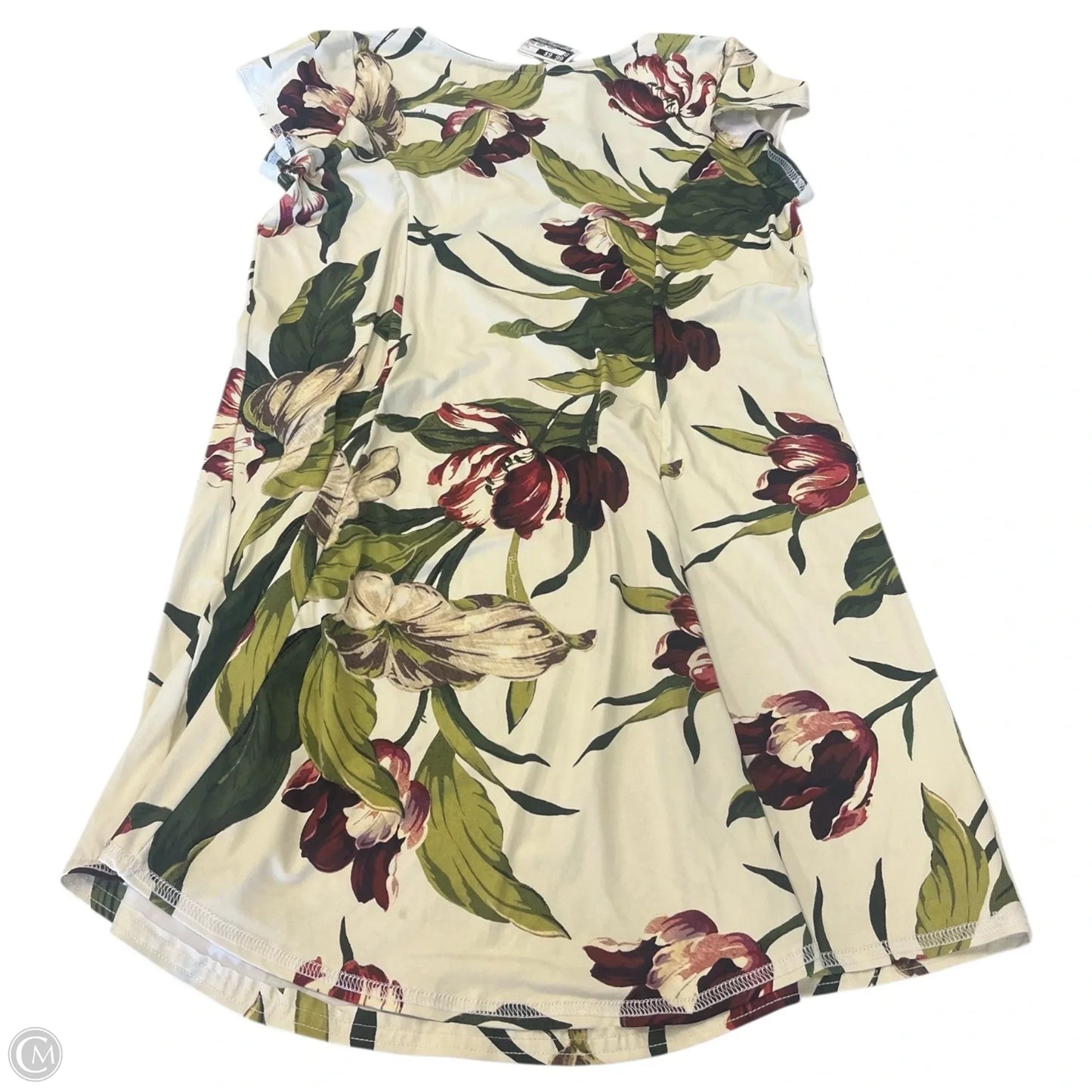 Dress Casual Short By Clothes Mentor In Floral Print, Size: L