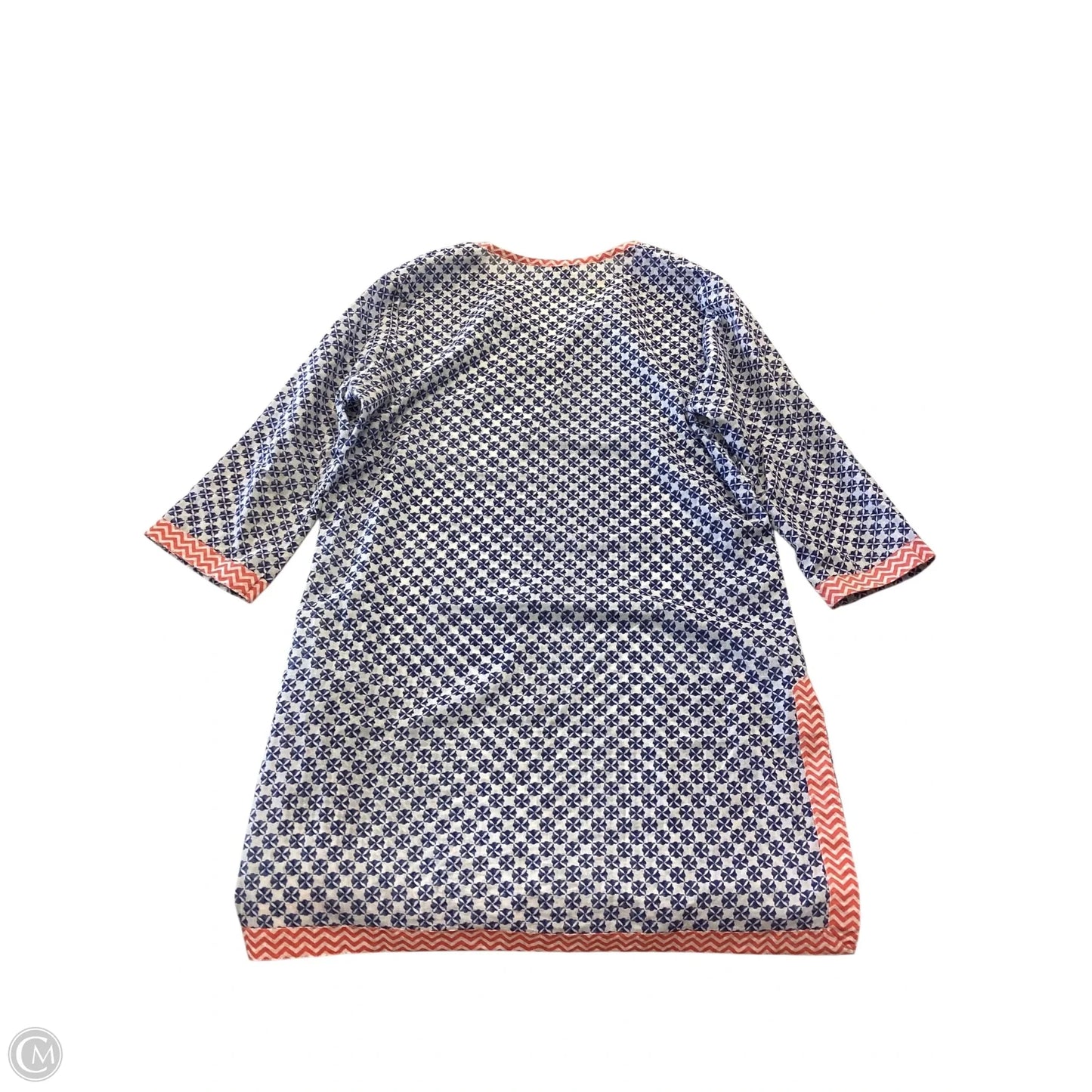 Top 3/4 Sleeve By Clothes Mentor In Blue & Pink, Size: S