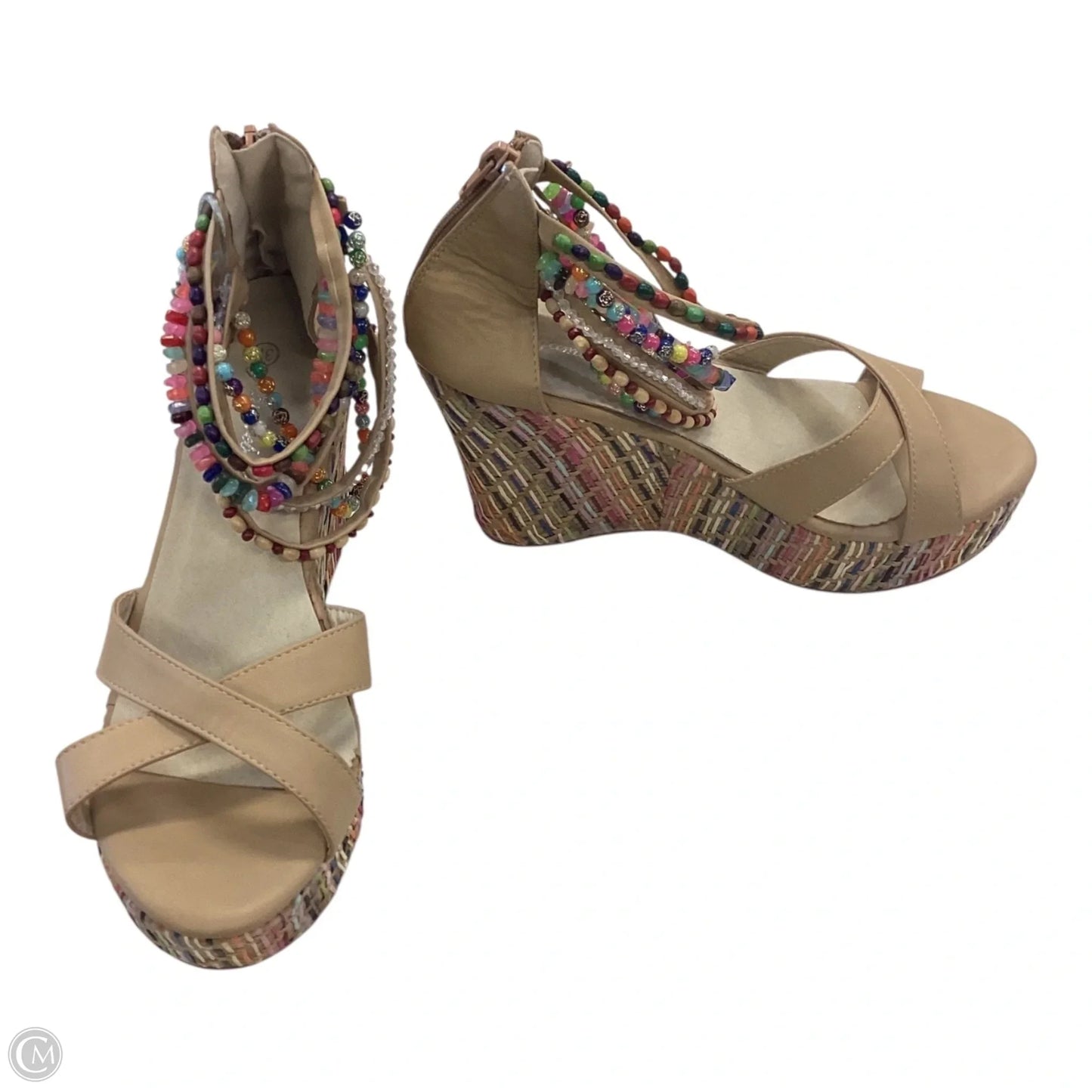 Shoes Flats By Clothes Mentor In Black, Size: 7.5