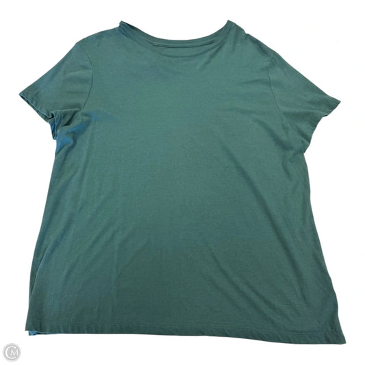 Top Short Sleeve Basic By A New Day In Green, Size: Xl
