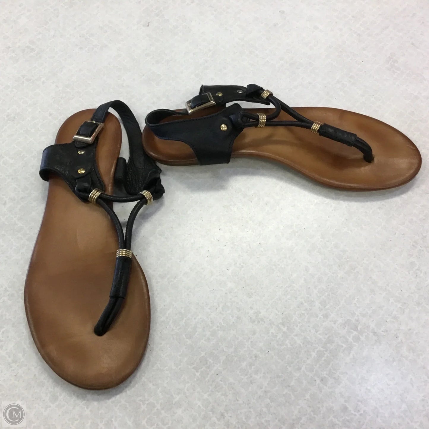 Sandals Flats By Aldo In Black, Size: 7.5