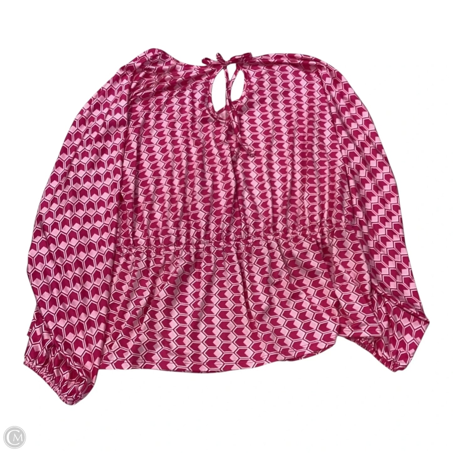 Top Long Sleeve By Clothes Mentor In Pink, Size: 1x