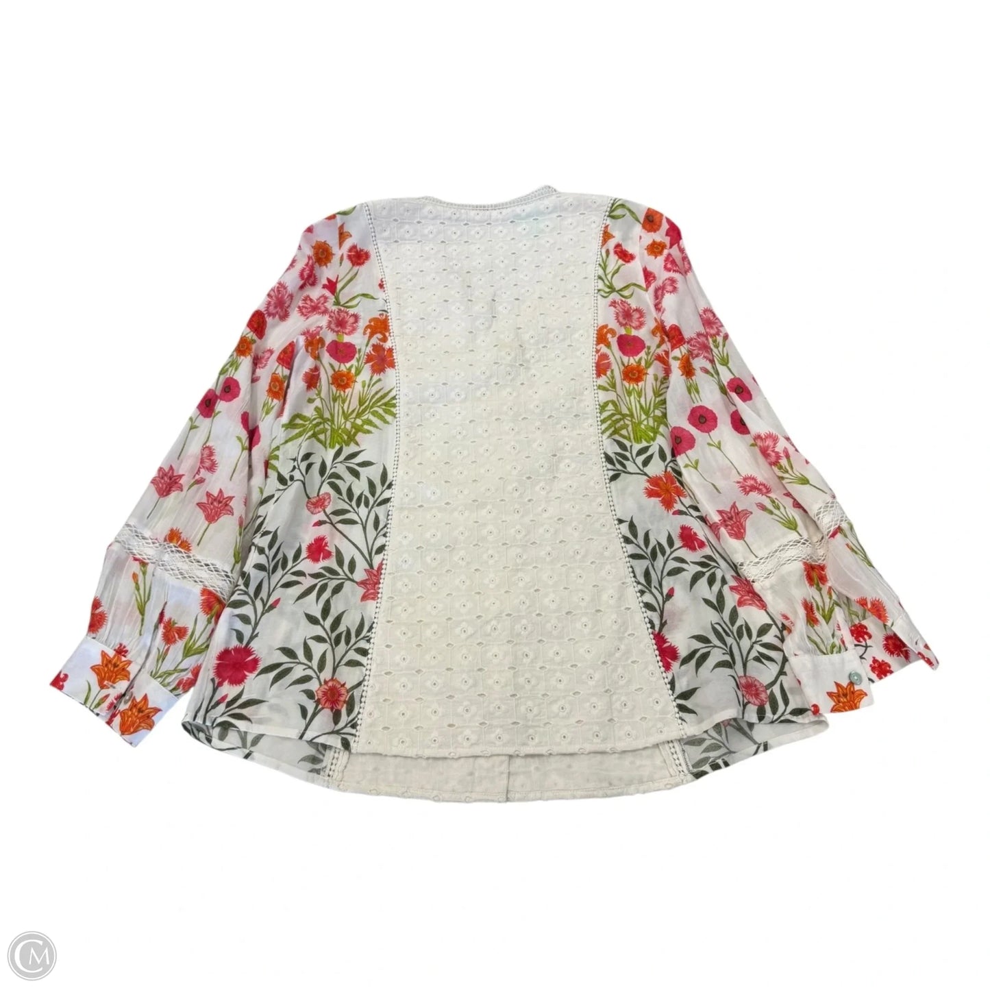Top Long Sleeve By Soft Surroundings In Floral Print, Size: S