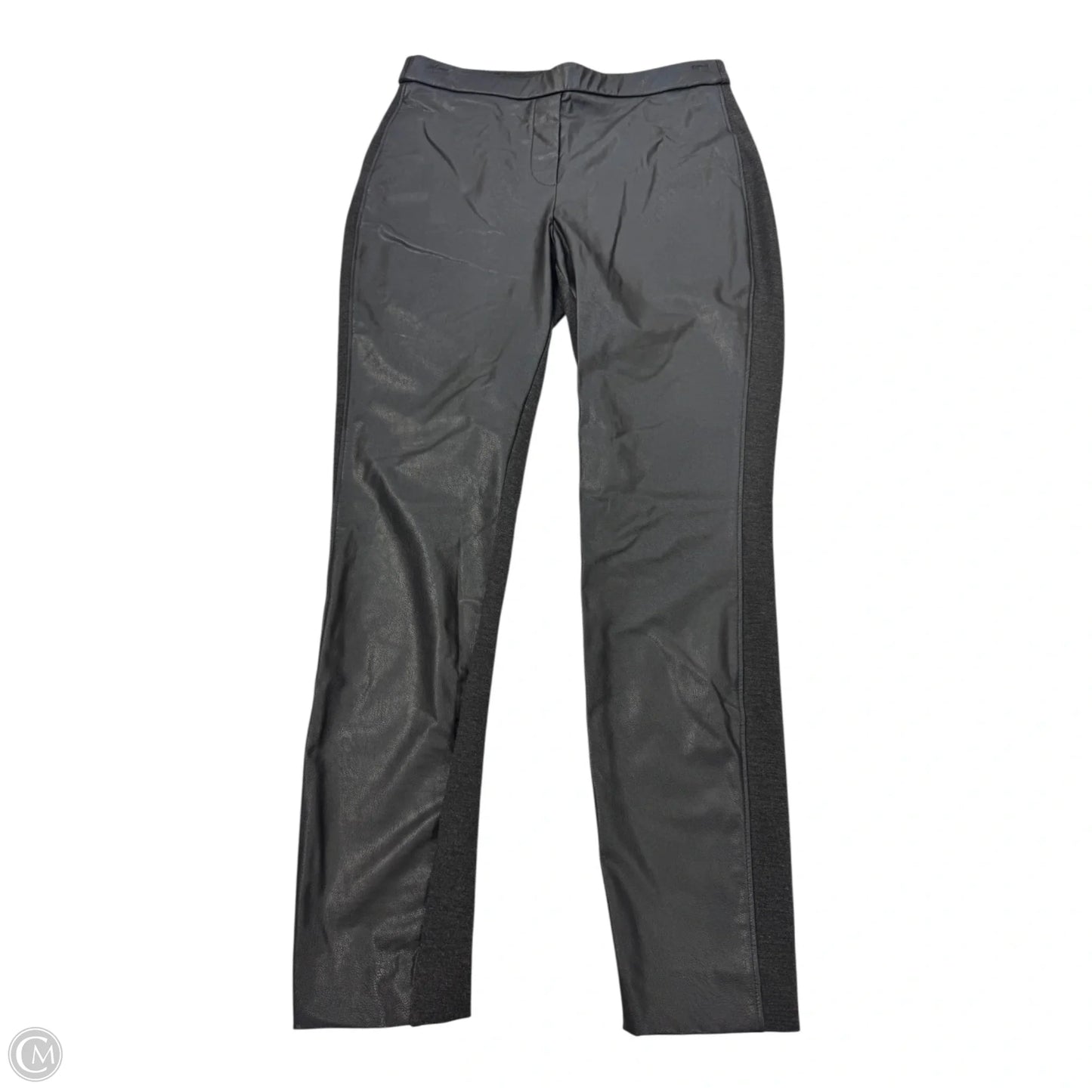 Athletic Leggings By Calvin Klein In Grey, Size: Xs