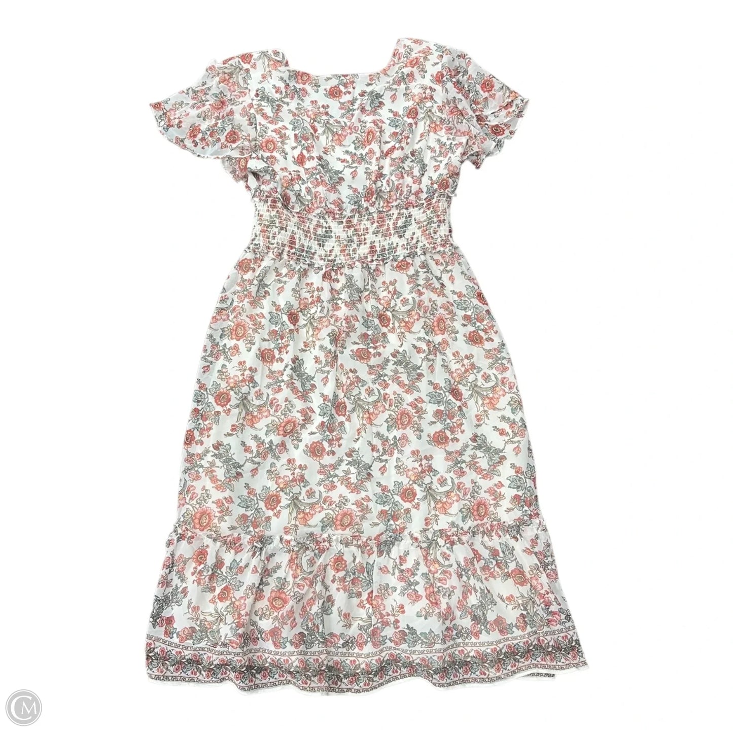 Dress Casual Midi By Max Studio In Floral Print, Size: L