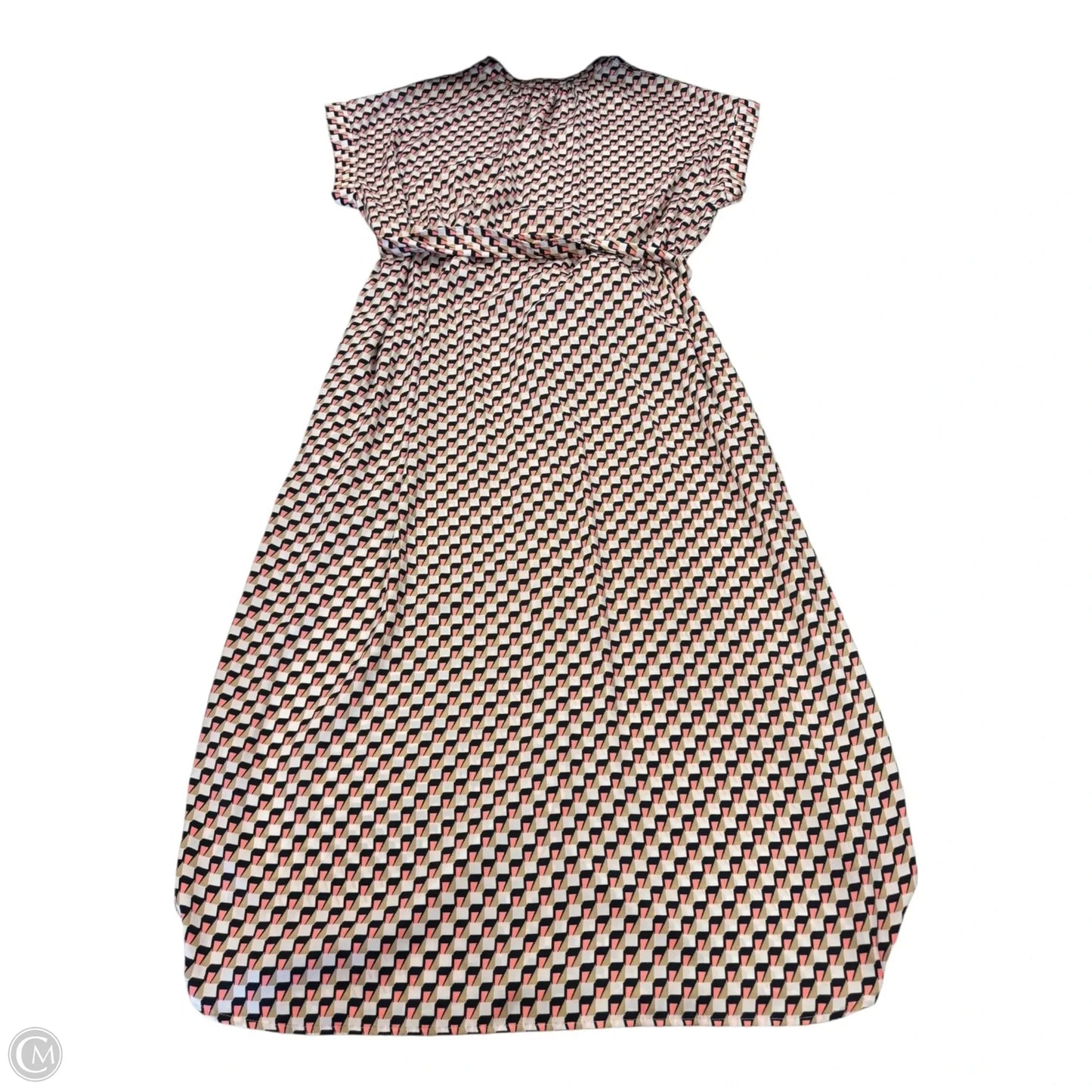 Dress Casual Midi By Cmc In Multi-colored, Size: 14