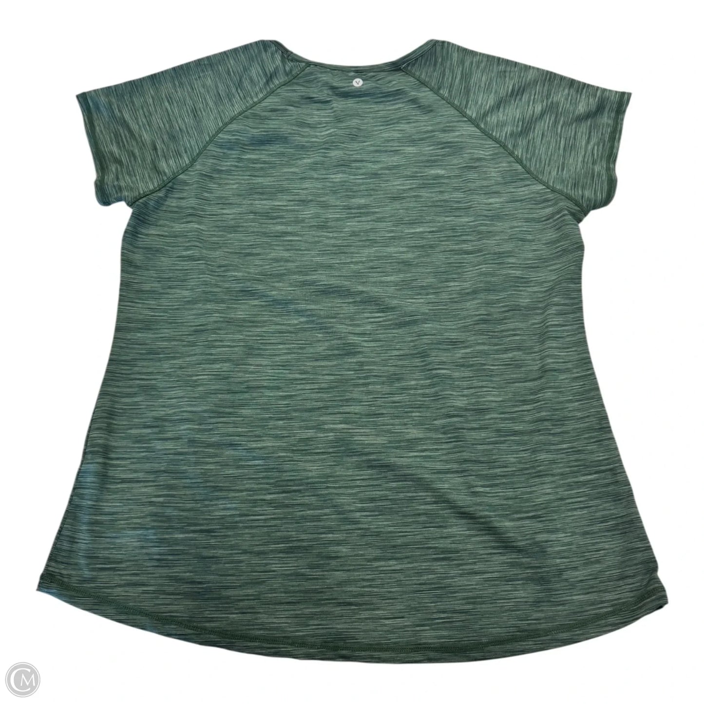 Athletic Top Short Sleeve By Velocity In Green, Size: 1x