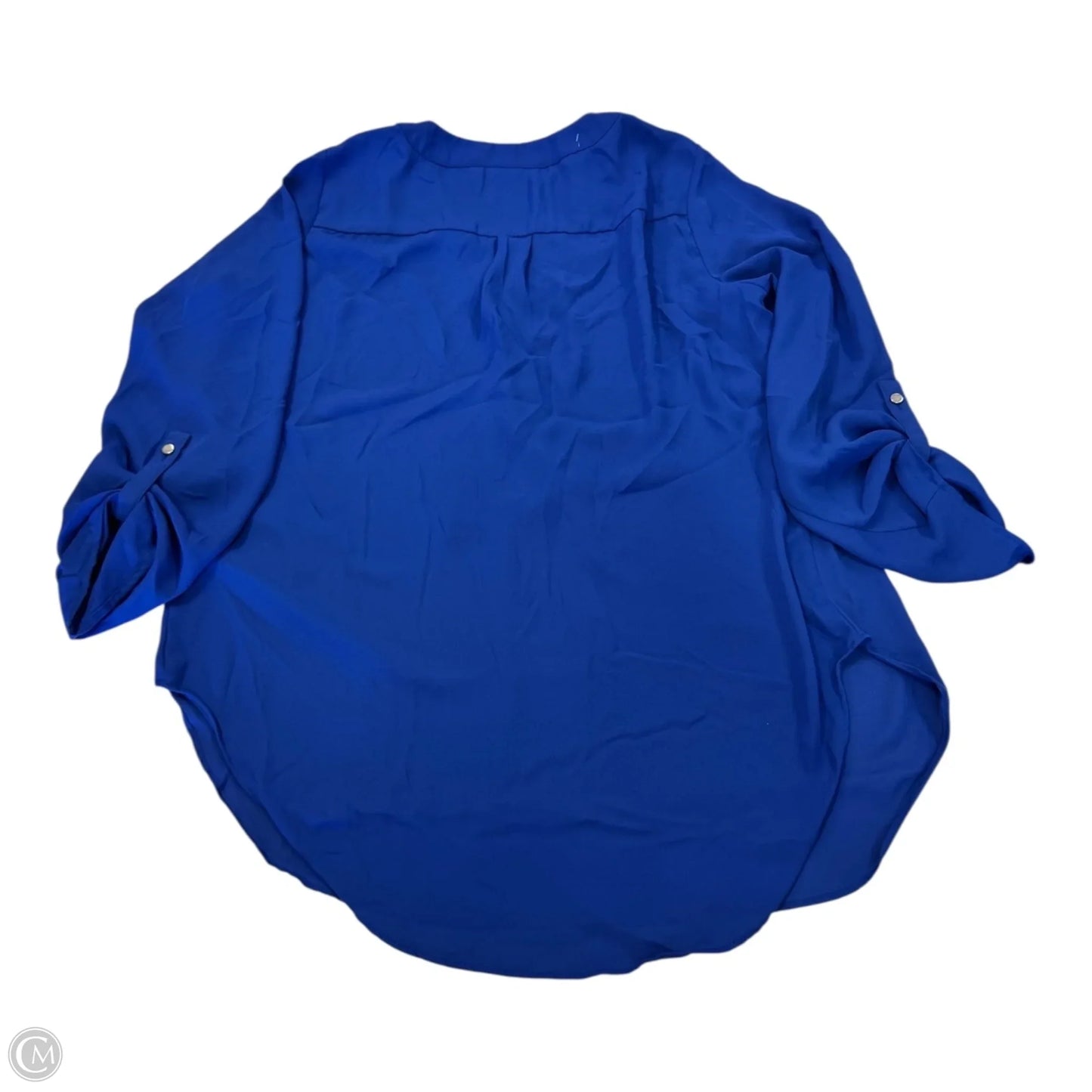 Top 3/4 Sleeve By Apt 9 In Blue, Size: M