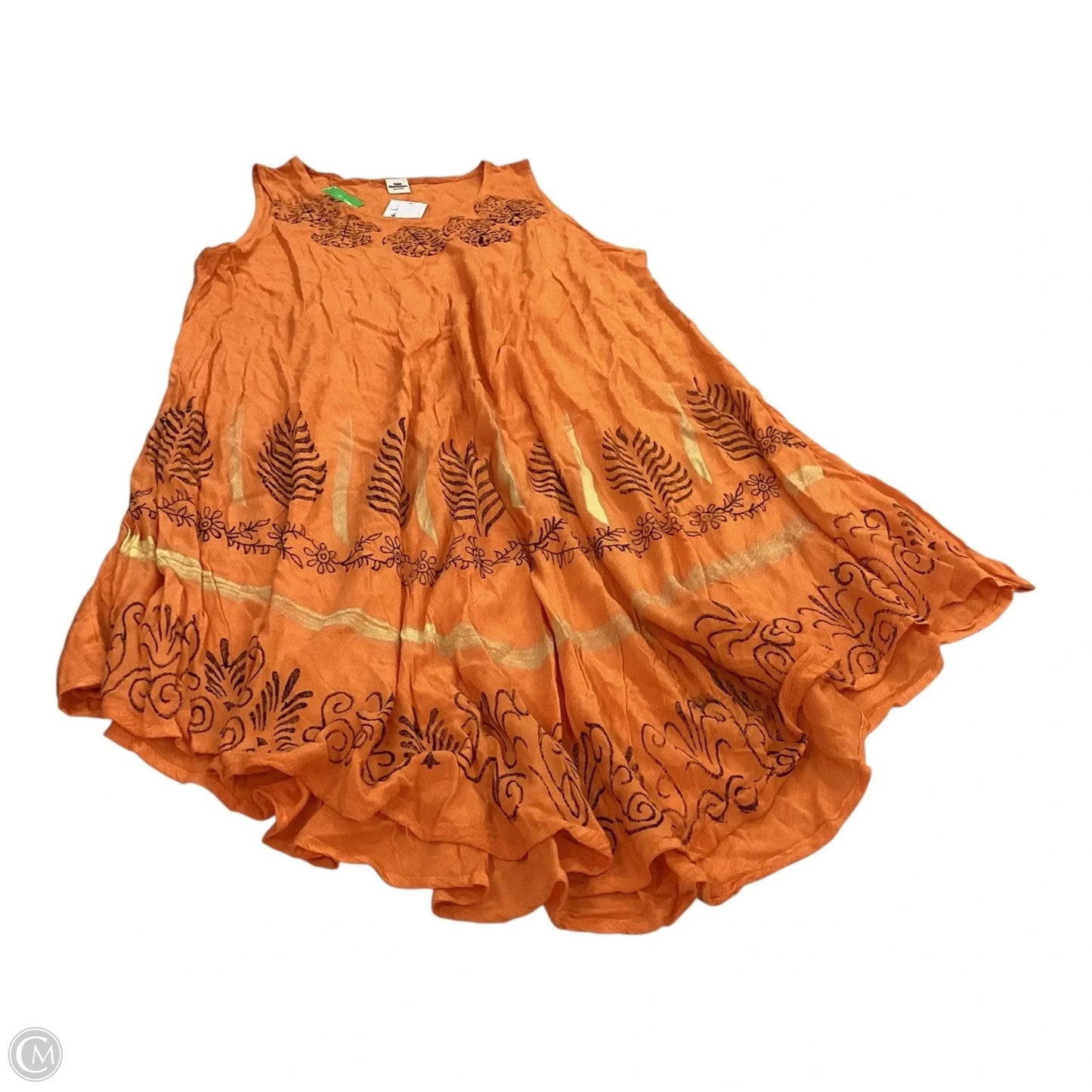 Dress Casual Short By Clothes Mentor In Orange, Size: Osfm
