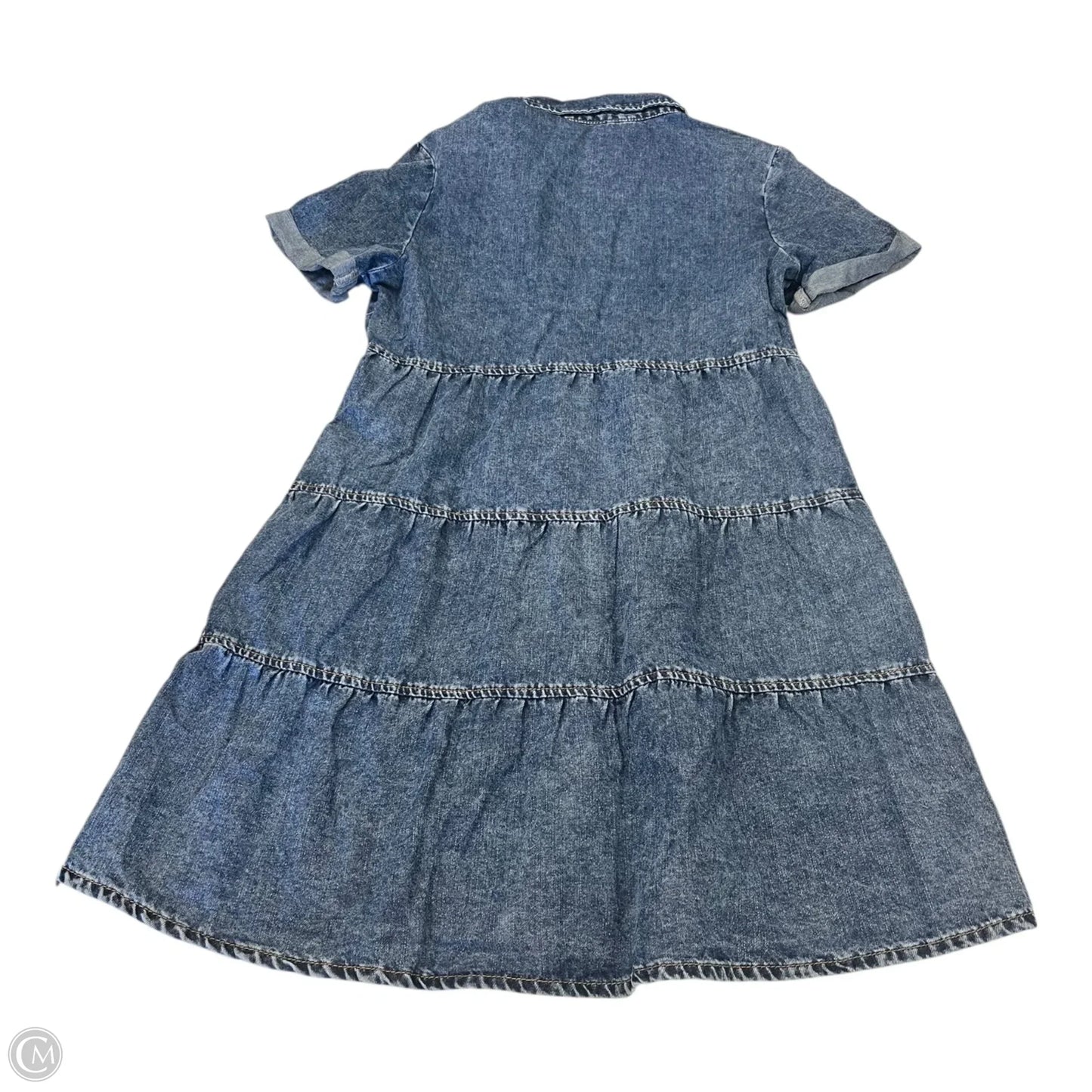 Dress Casual Short By Clothes Mentor In Blue Denim, Size: Xs