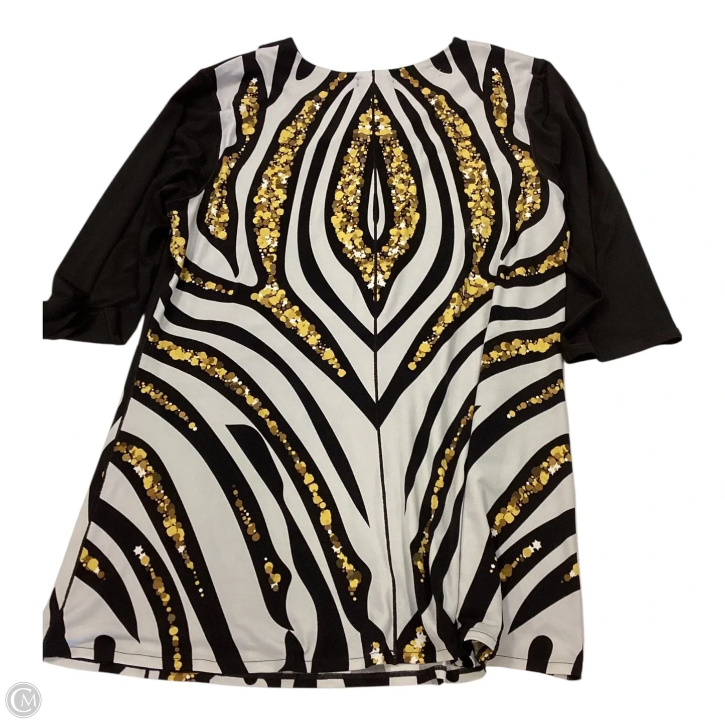 Top 3/4 Sleeve By Cmc In Multi-colored, Size: Xl