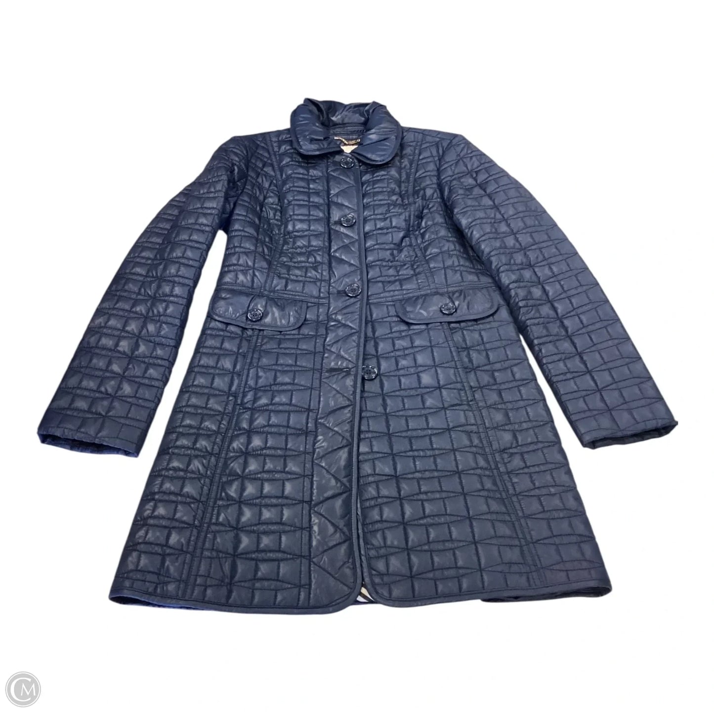 Jacket Designer By Kate Spade In Navy, Size: Xs