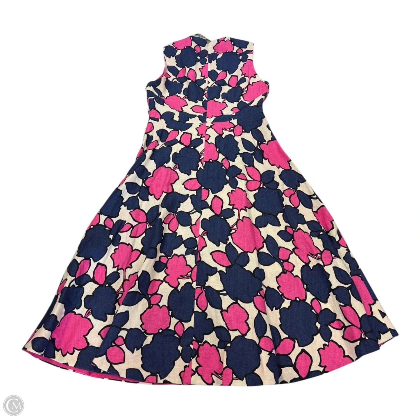 Dress Casual Midi By Cmc In Multi-colored, Size: 4