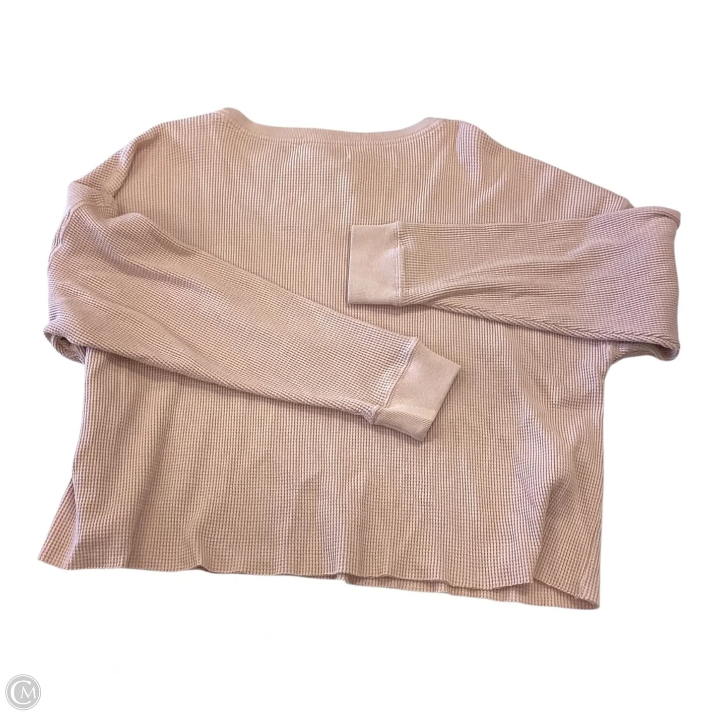 Top Long Sleeve By Abercrombie And Fitch In Pink, Size: Xl