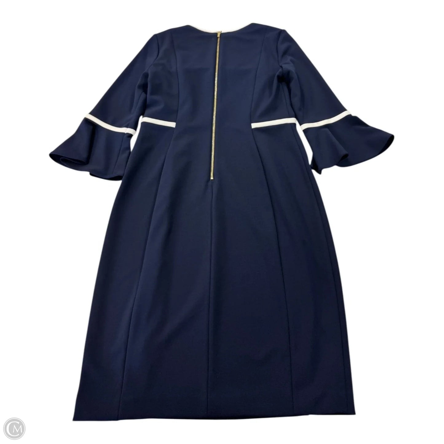 Dress Work By Calvin Klein In Navy, Size: 8