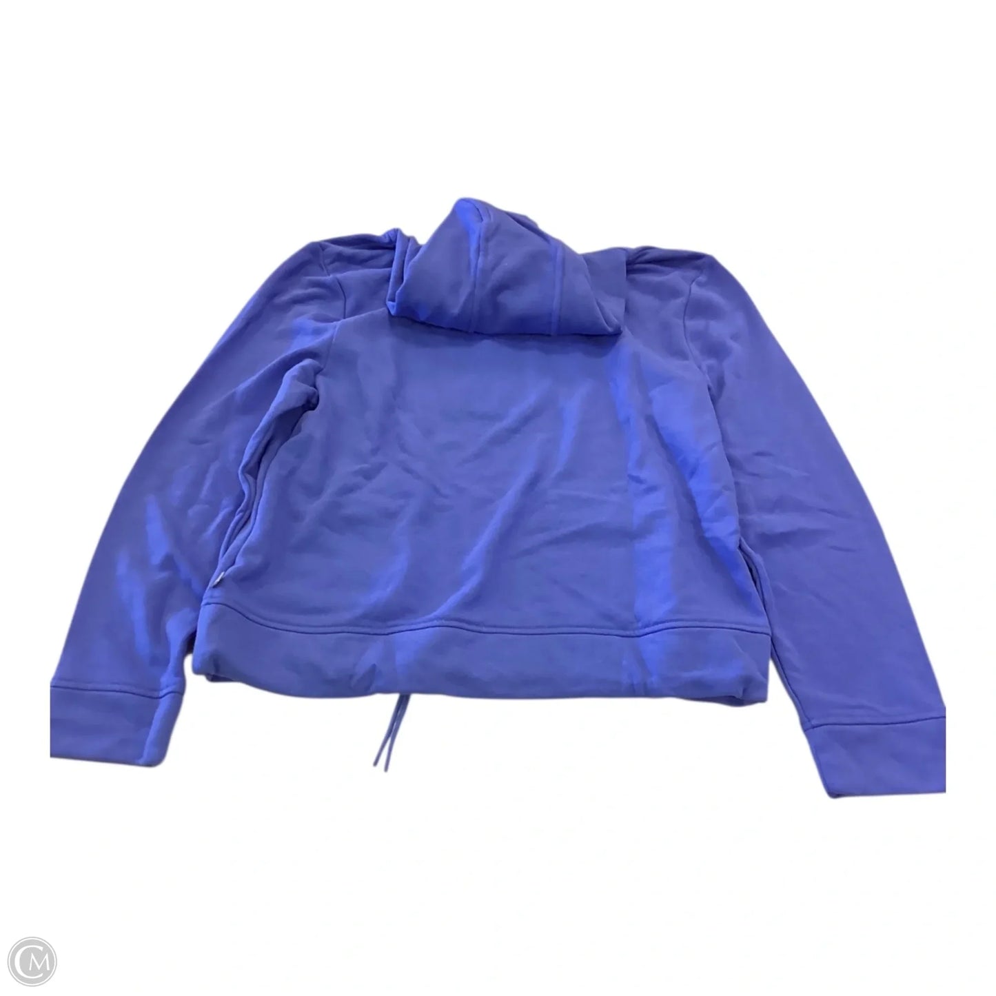 Sweatshirt Hoodie By Talbots In Blue, Size: L