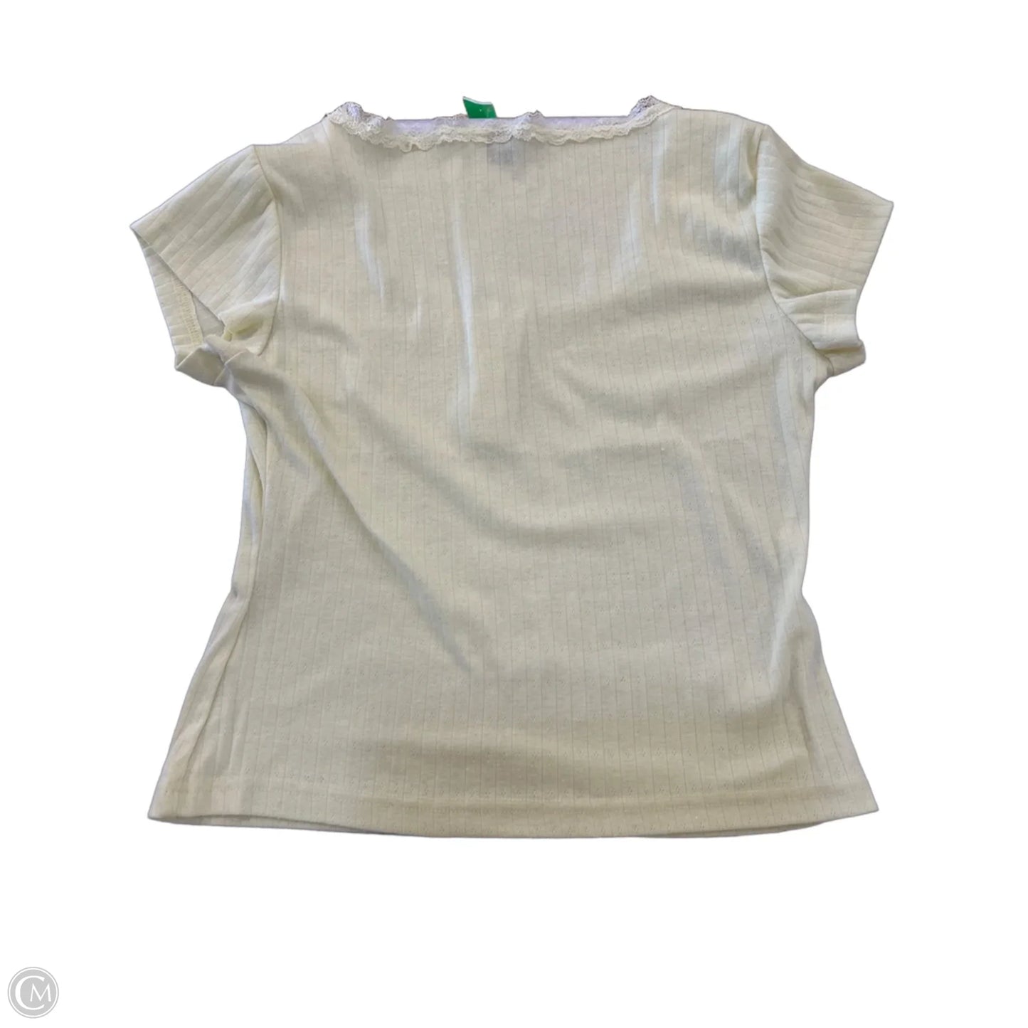 Top Short Sleeve By Clothes Mentor In Yellow, Size: M