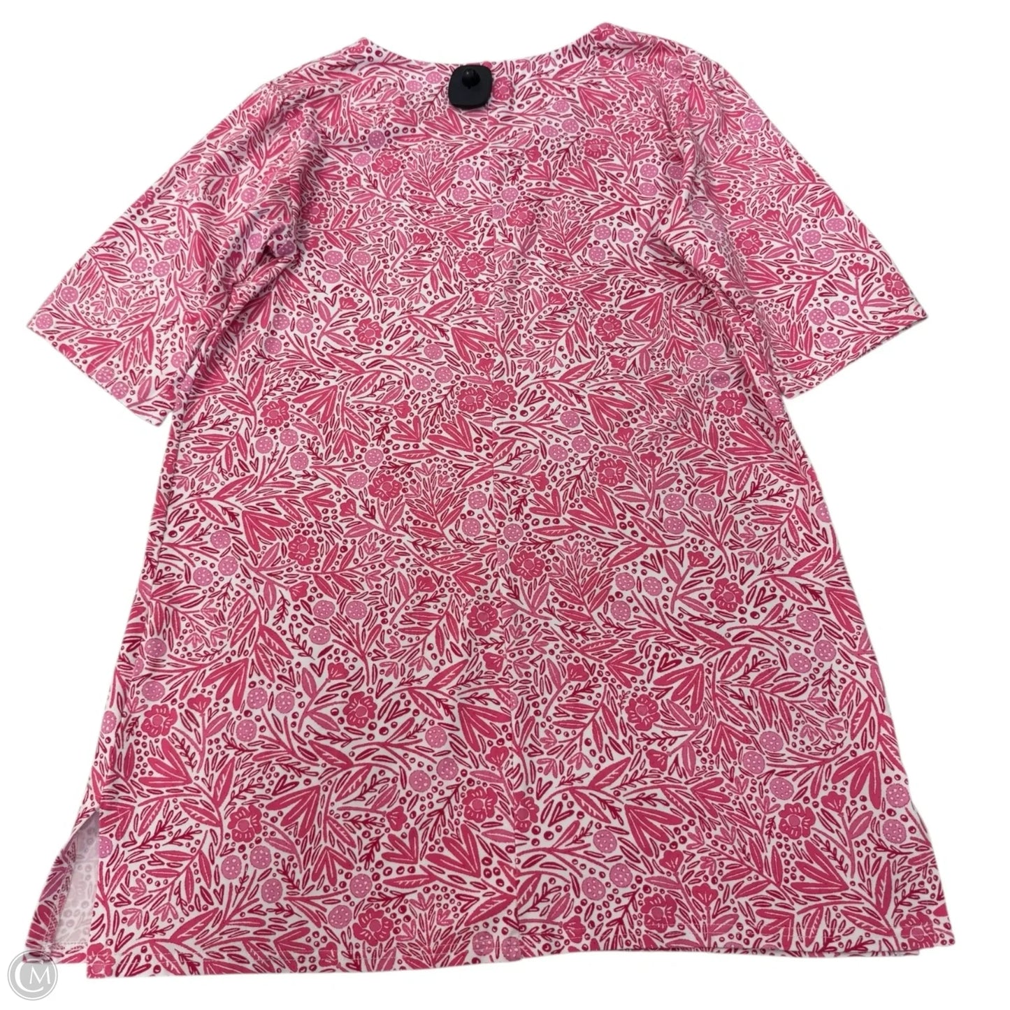 Dress Casual Short By Cmc In Pink & White, Size: M