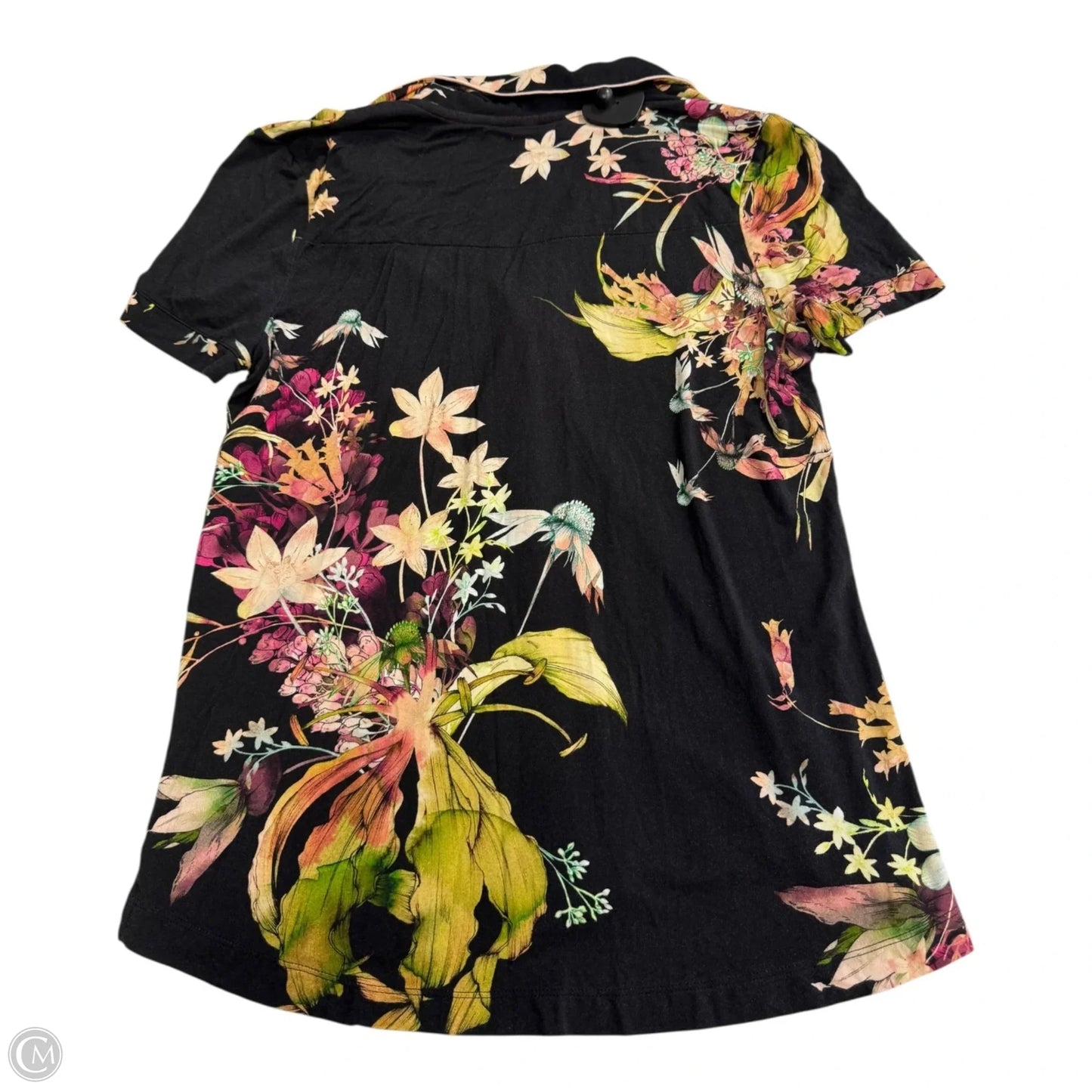 Top Short Sleeve By Soma In Floral Print, Size: M