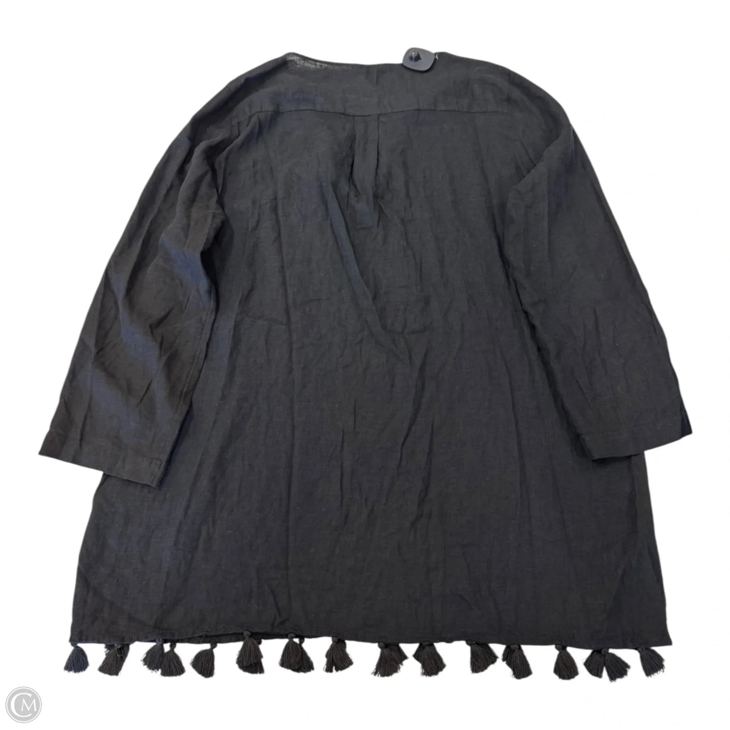 Tunic 3/4 Sleeve By Rachel Zoe In Black, Size: Xl
