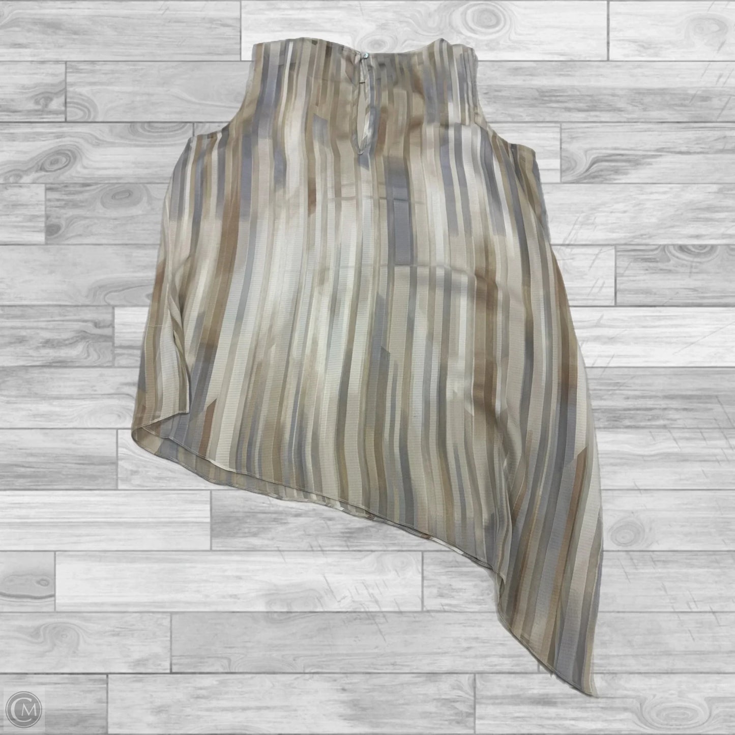 Top Sleeveless By White House Black Market In Striped Pattern, Size: Xl