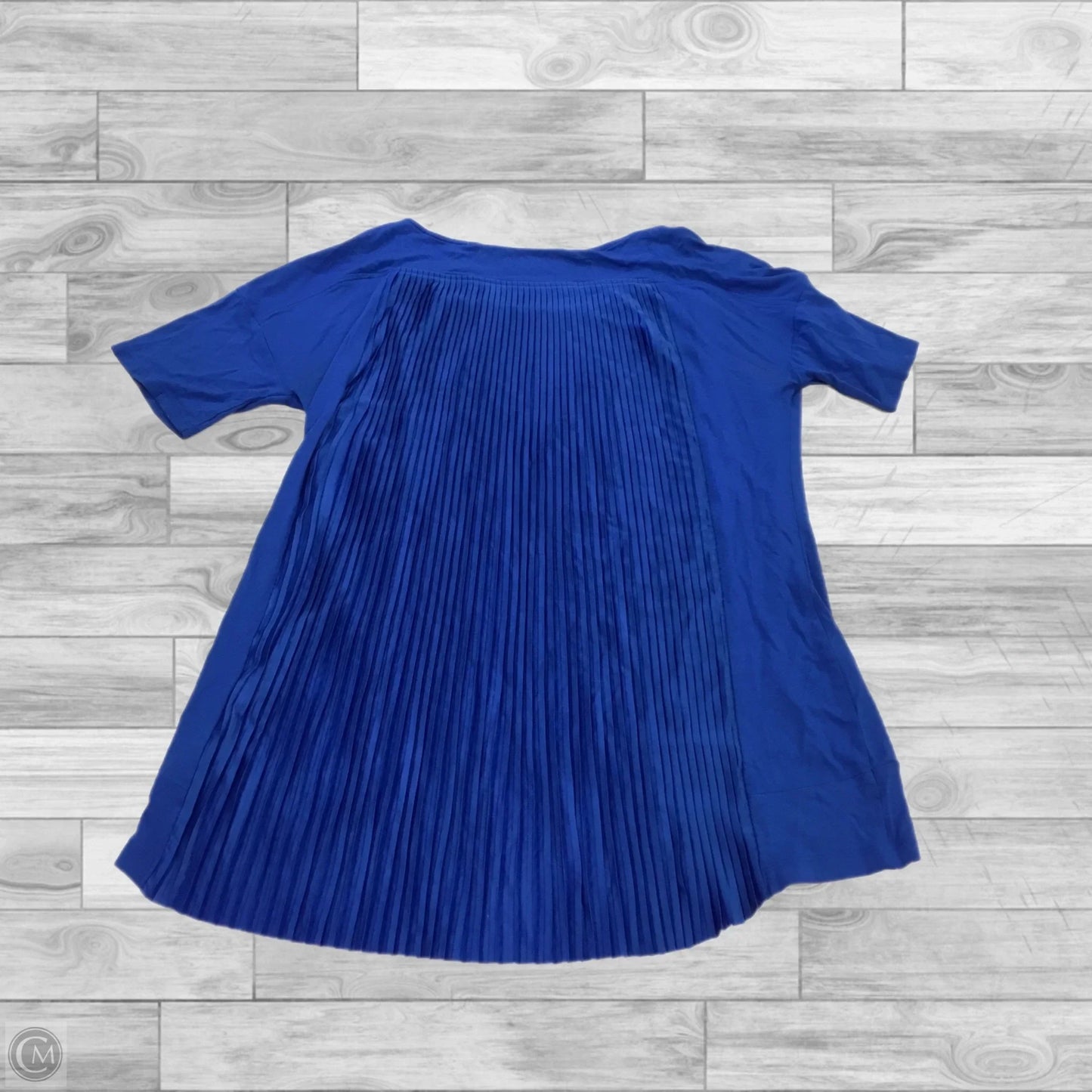 Top Short Sleeve By Chicos In Blue, Size: S