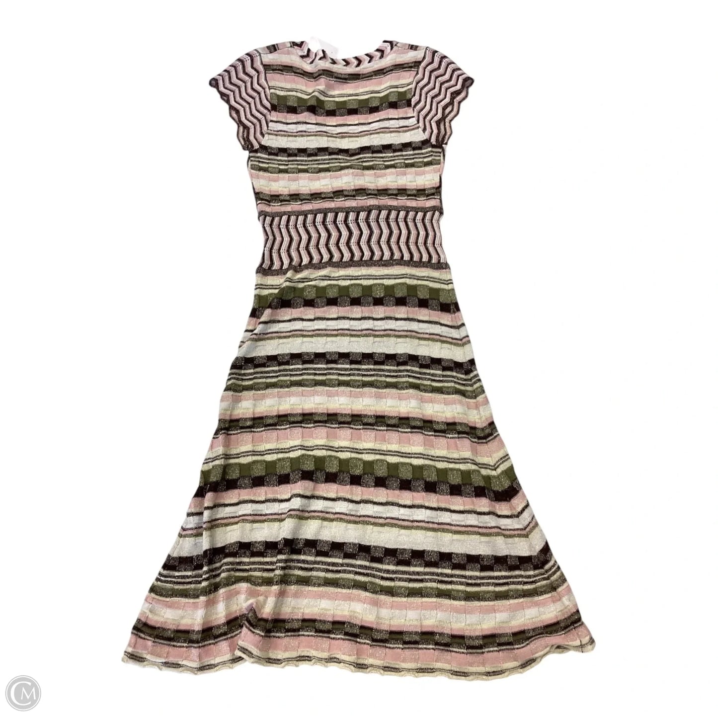 Dress Casual Midi By Design History In Striped Pattern, Size: M