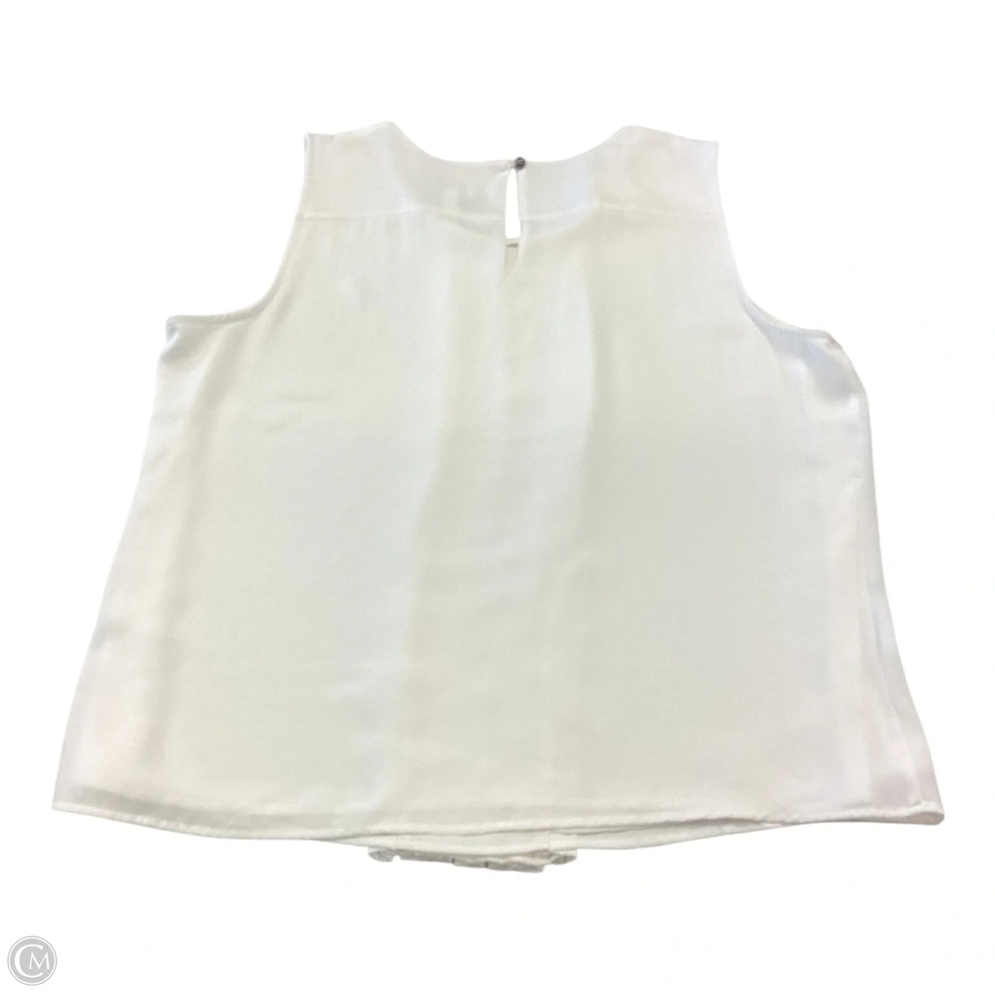 Top Sleeveless By Chicos In Cream, Size: L
