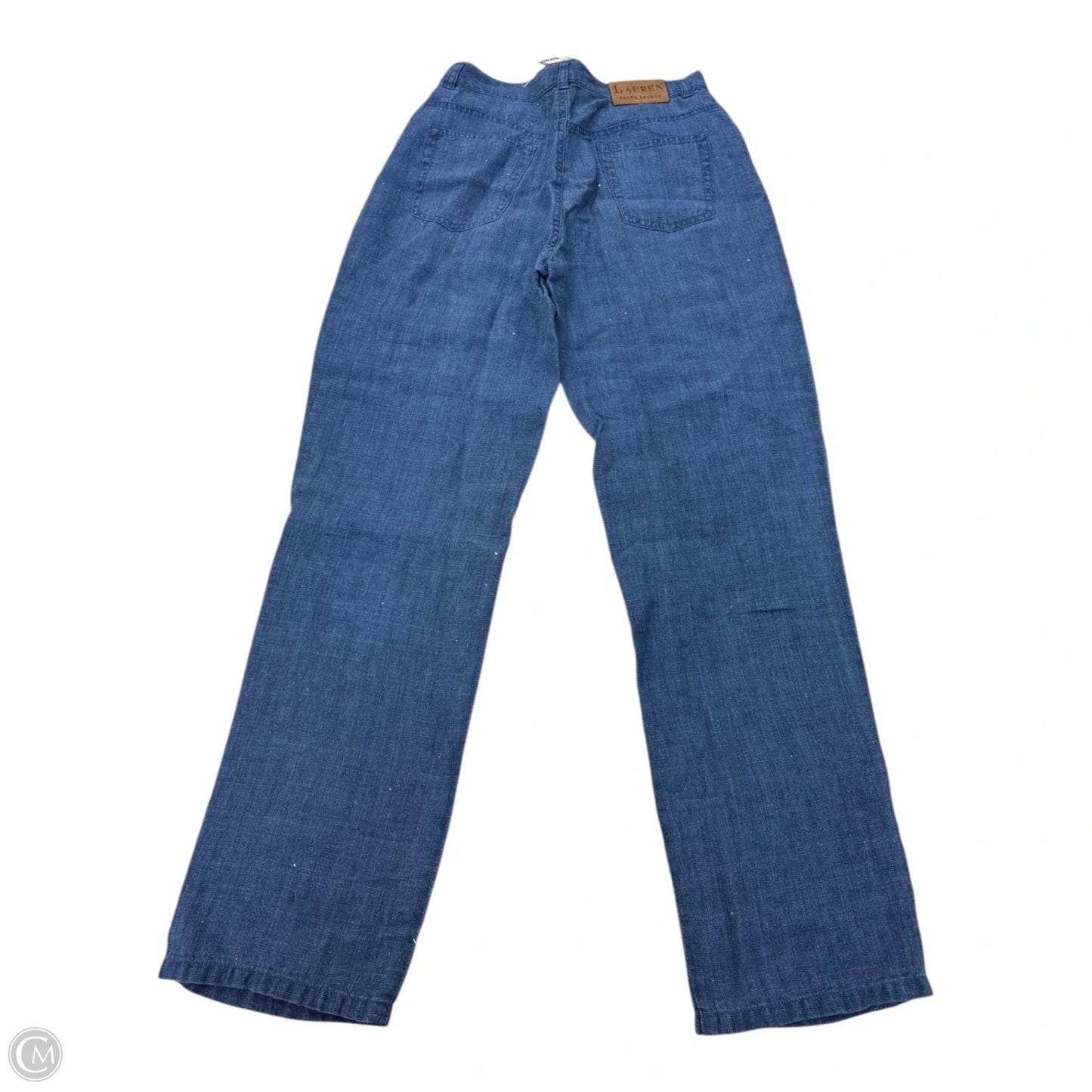 Pants Linen By Ralph Lauren In Blue, Size: 8