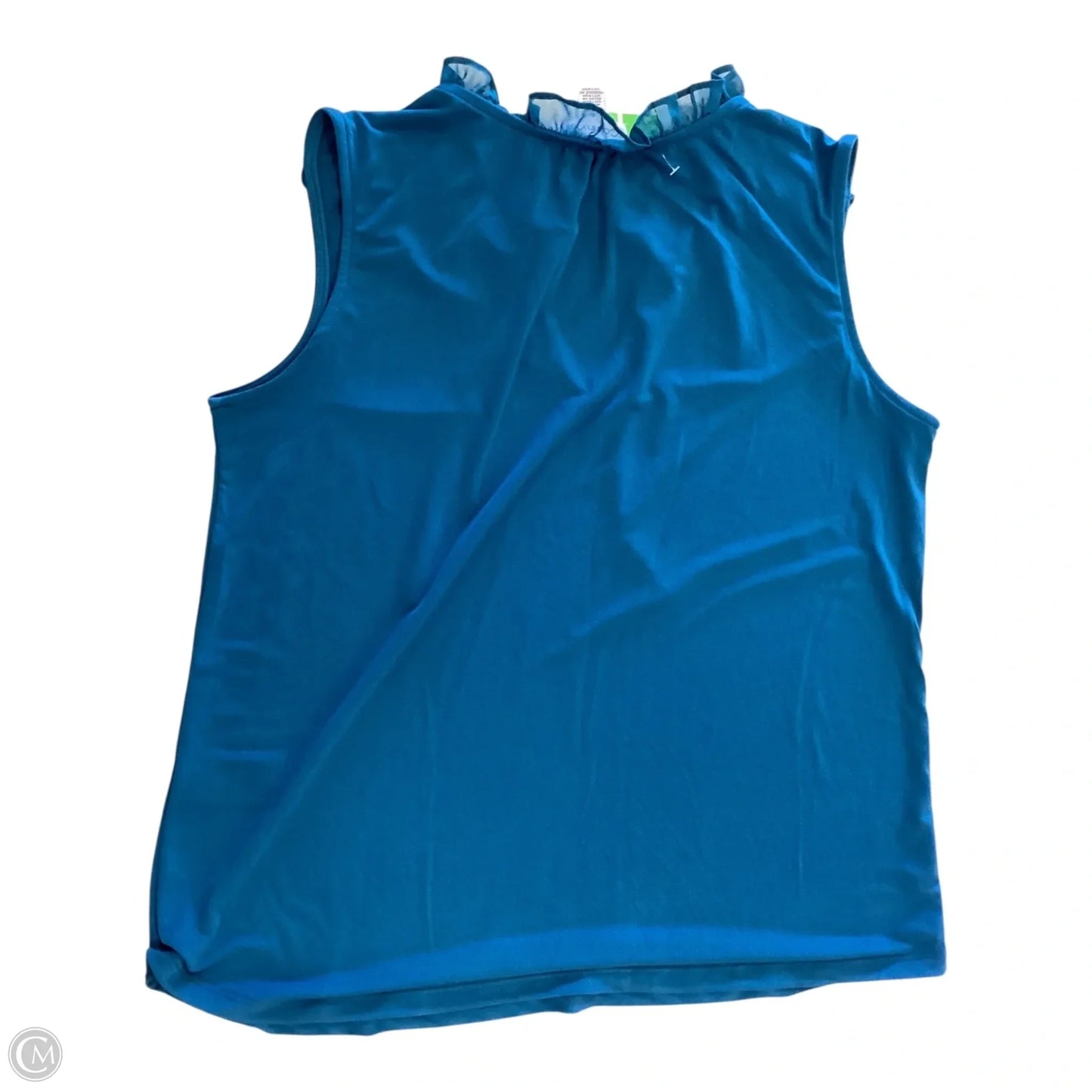 Top Sleeveless By Calvin Klein In Blue, Size: S