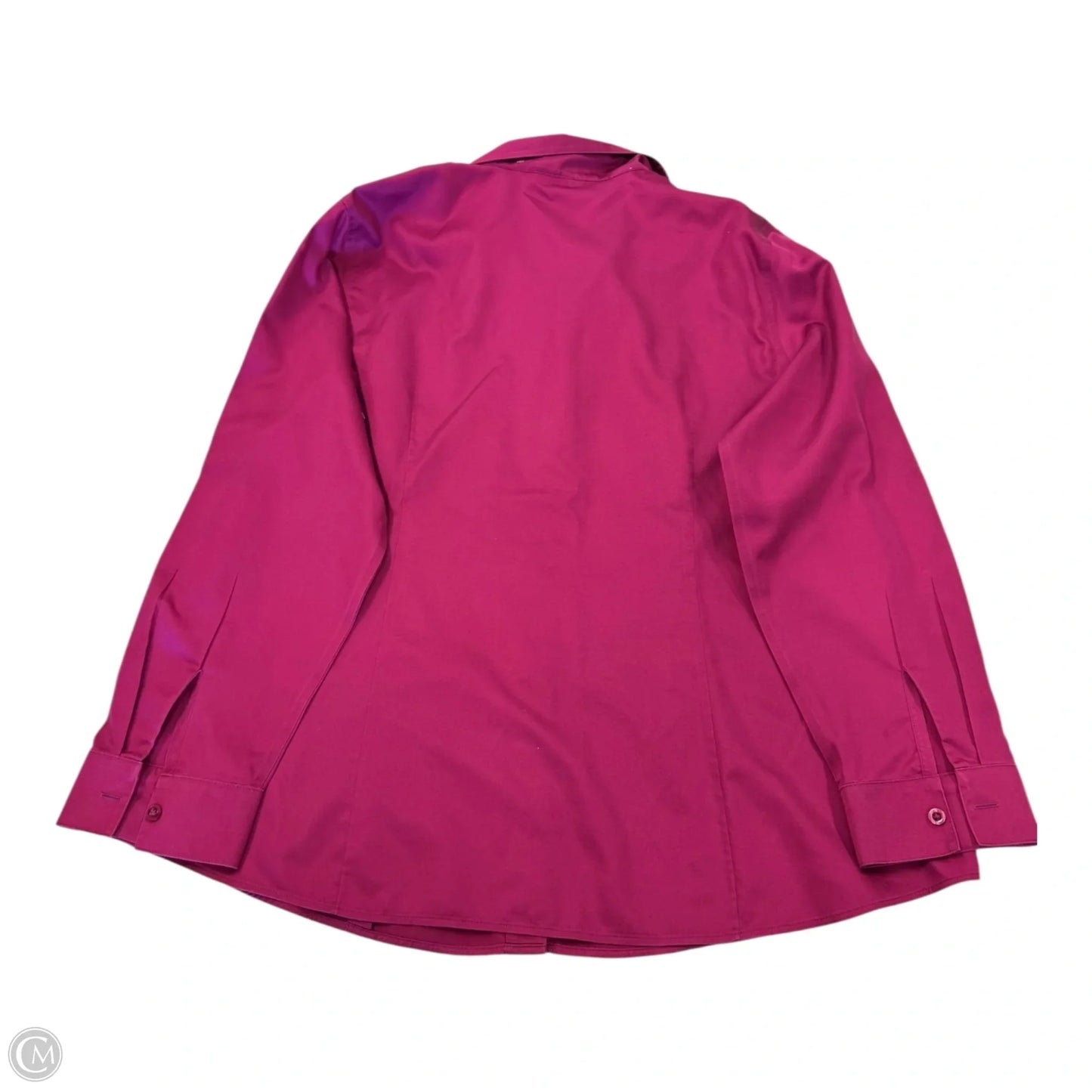 Top Long Sleeve By Chicos In Maroon, Size: Xl