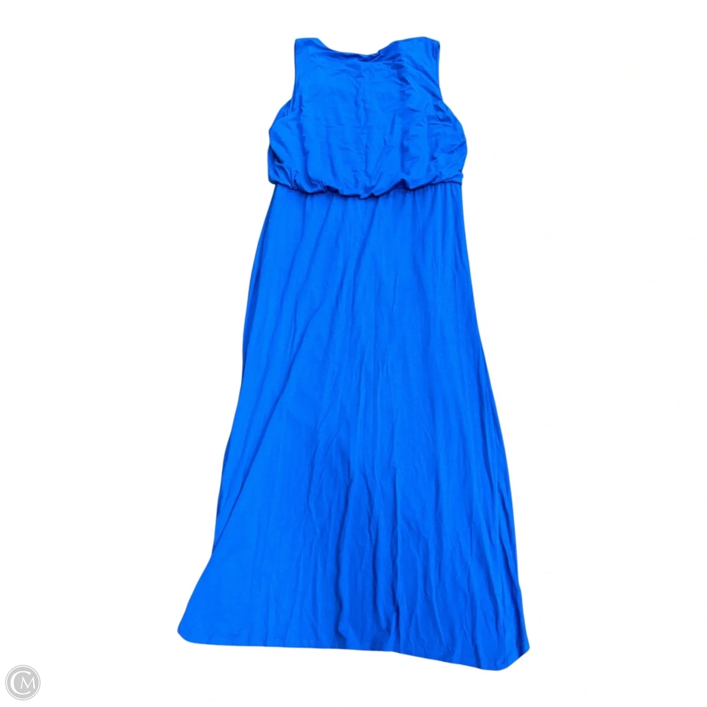 Dress Casual Maxi By Chicos In Blue, Size: L