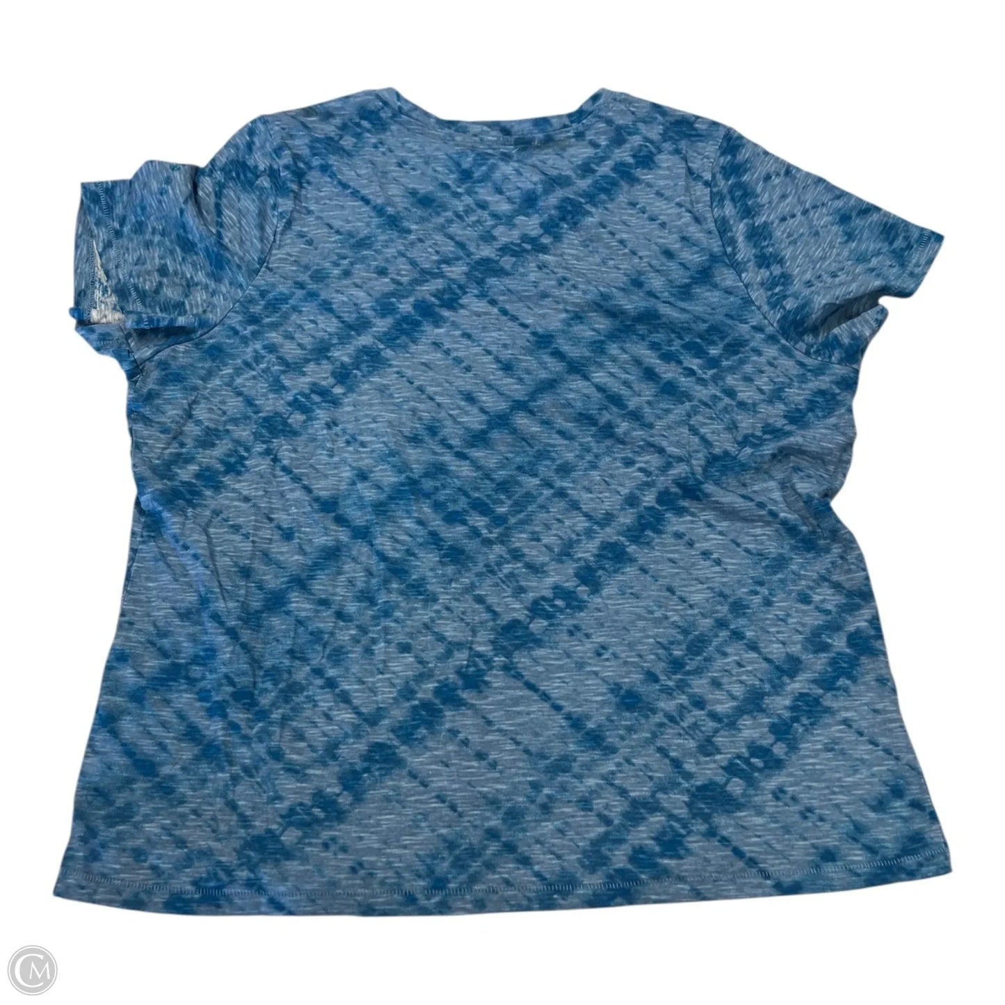 Top Short Sleeve By Sonoma In Blue, Size: Xxl