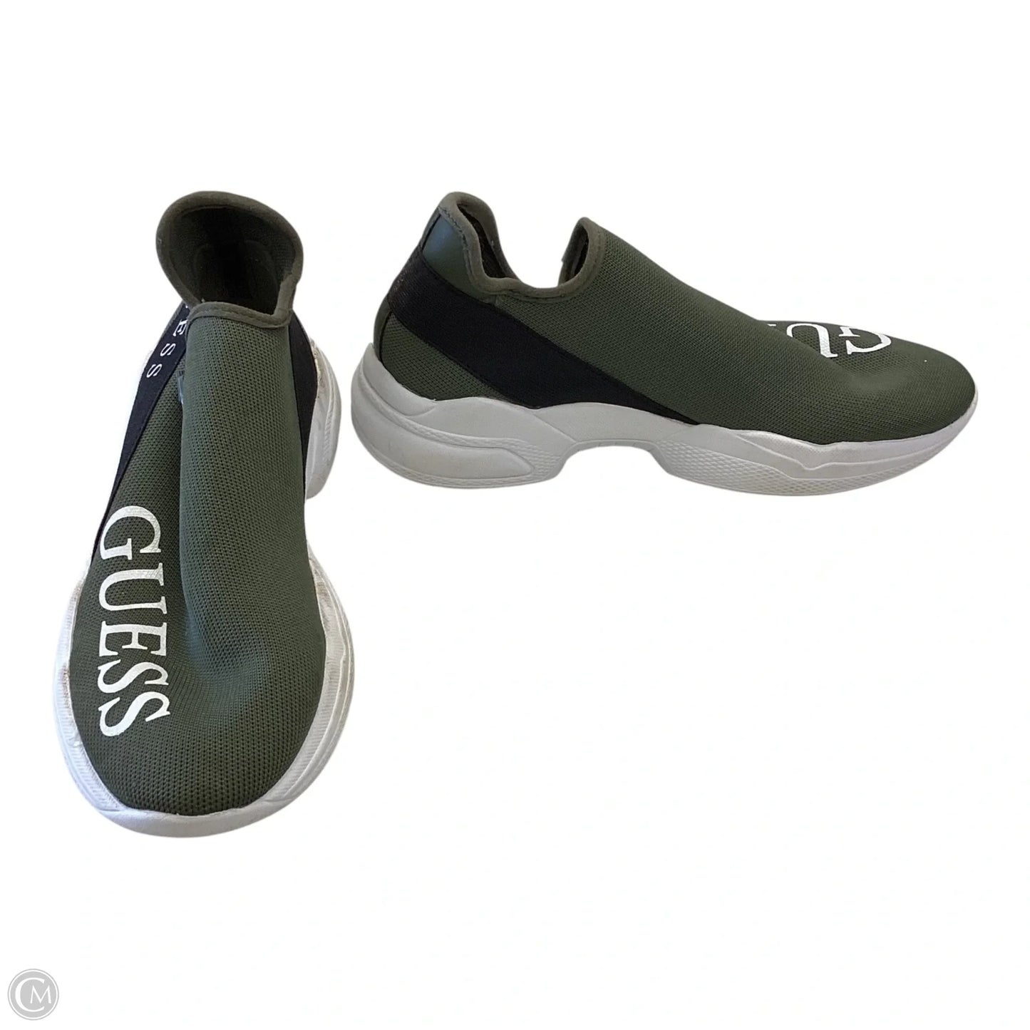 Shoes Hiking By Guess In Green, Size: 10