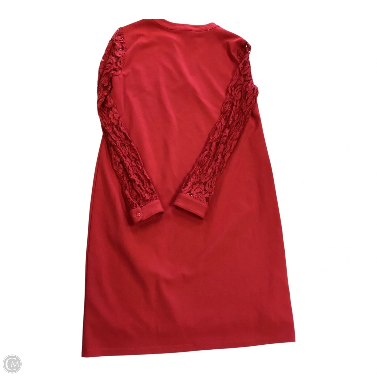 Dress Casual Short By Kasper In Red, Size: M
