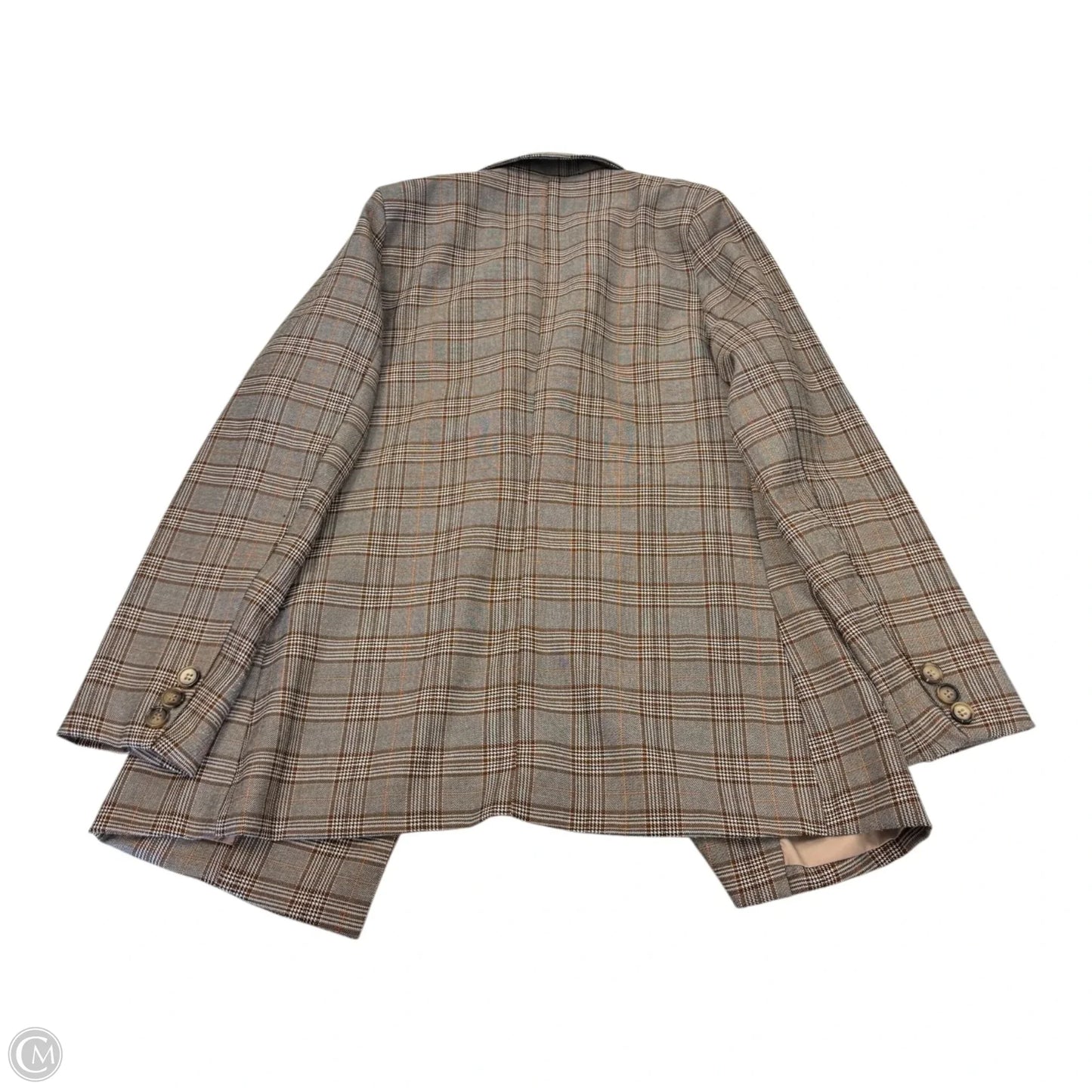 Blazer By Clothes Mentor In Tan, Size: M