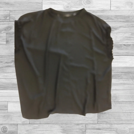 Top Short Sleeve By T Tahari In Black, Size: 2x