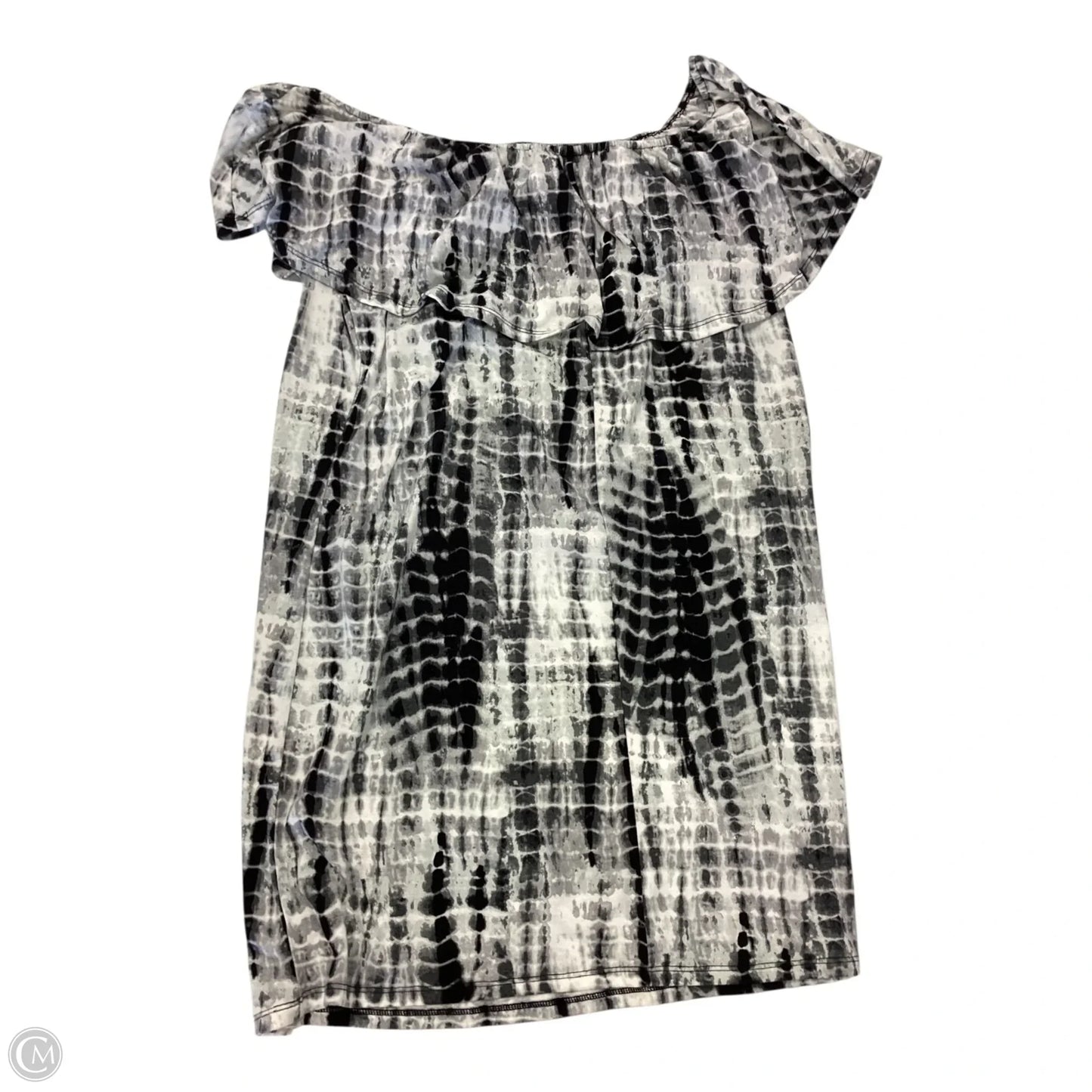 Dress Casual Short By Clothes Mentor In Grey, Size: L