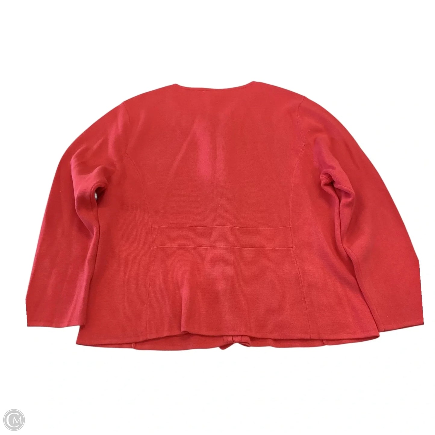 Cardigan By Talbots In Orange, Size: Xl